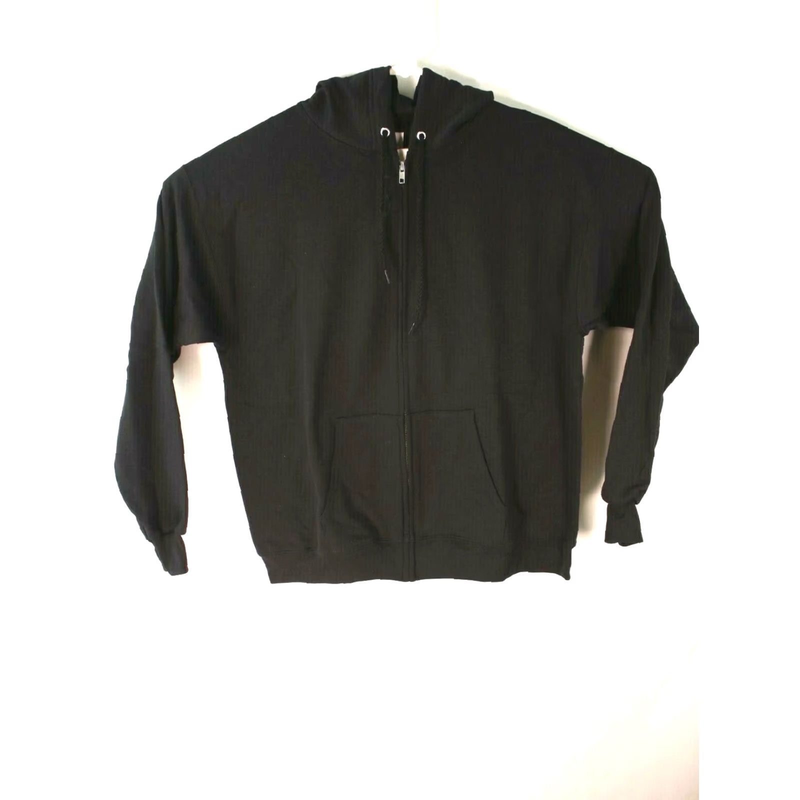 Hanes Hanes Comfort Blend EcoSmart Full Zip Hooded Sweatshirt Men L Black Size US L / EU 52-54 / 3 - 2 Thumbnail