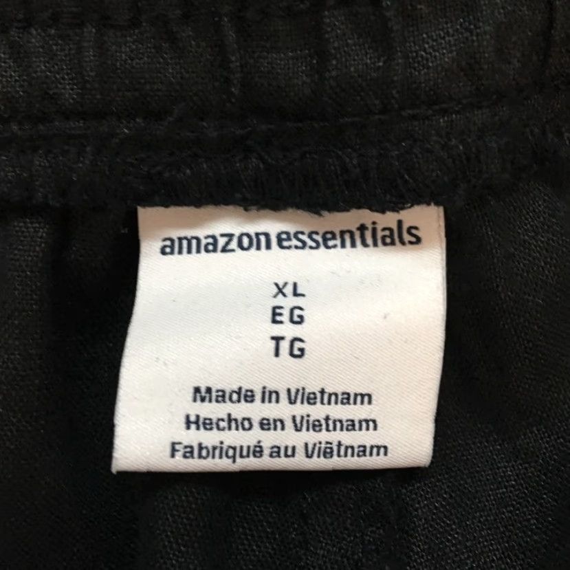 Essentials Amazon Essentials Womens Cropped Pants XL Black High Waist Drawstring Pocket New Size 38" / US 16 / IT 52 - 8 Thumbnail