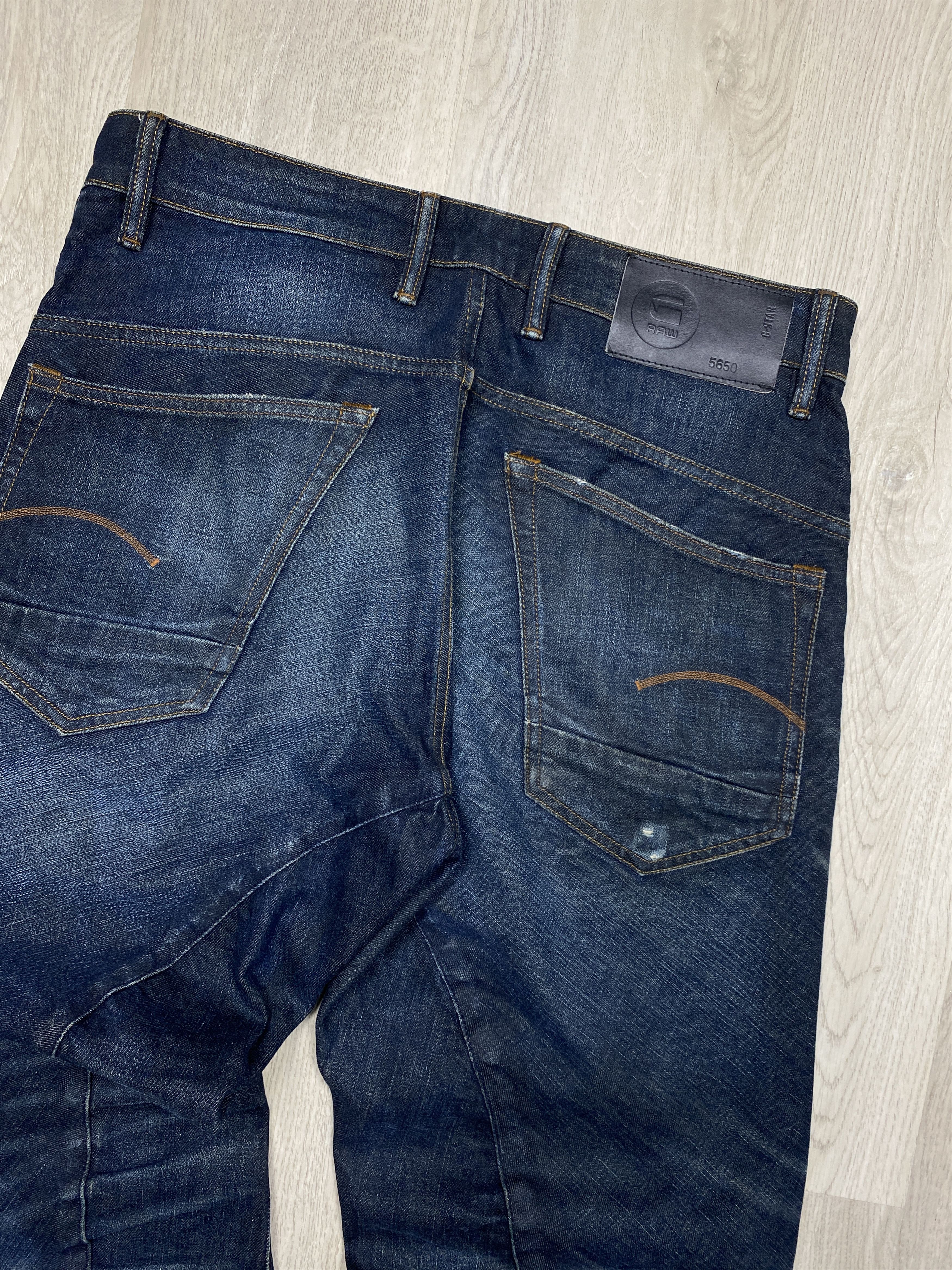 G-Star G Star Raw Vintage Mens 3D Relaxed Tapered Denim Pants Jeans Size US 30 / EU 46 - 7 Thumbnail