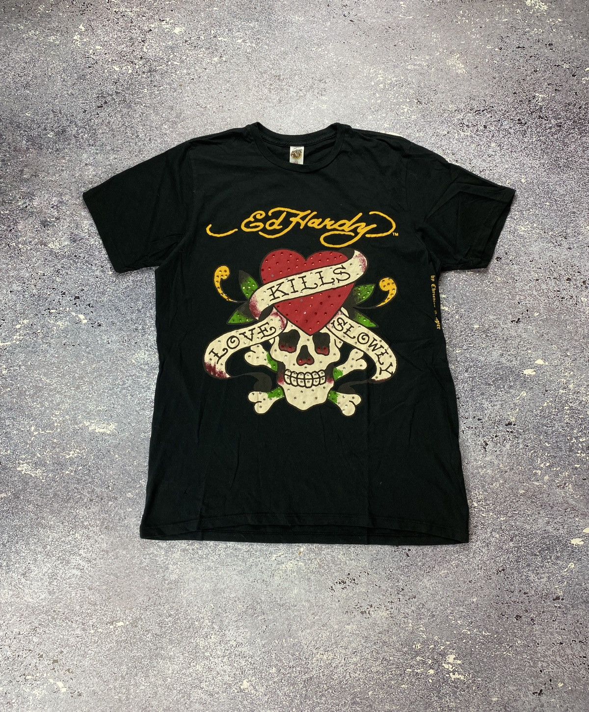 Vintage Y2K Ed Hardy by Christian Audigier T Shirt Tattoo