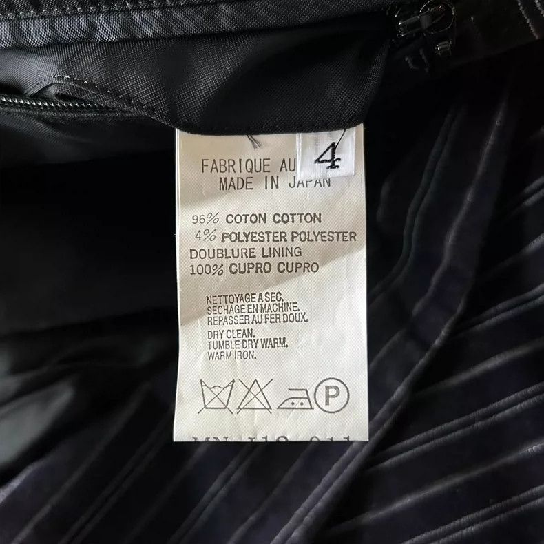 Yohji Yamamoto Yohji Yamamoto Yohji Yamamoto Velvet Pinstripe Suit Jacket Size US M / EU 48-50 / 2 - 7 Thumbnail
