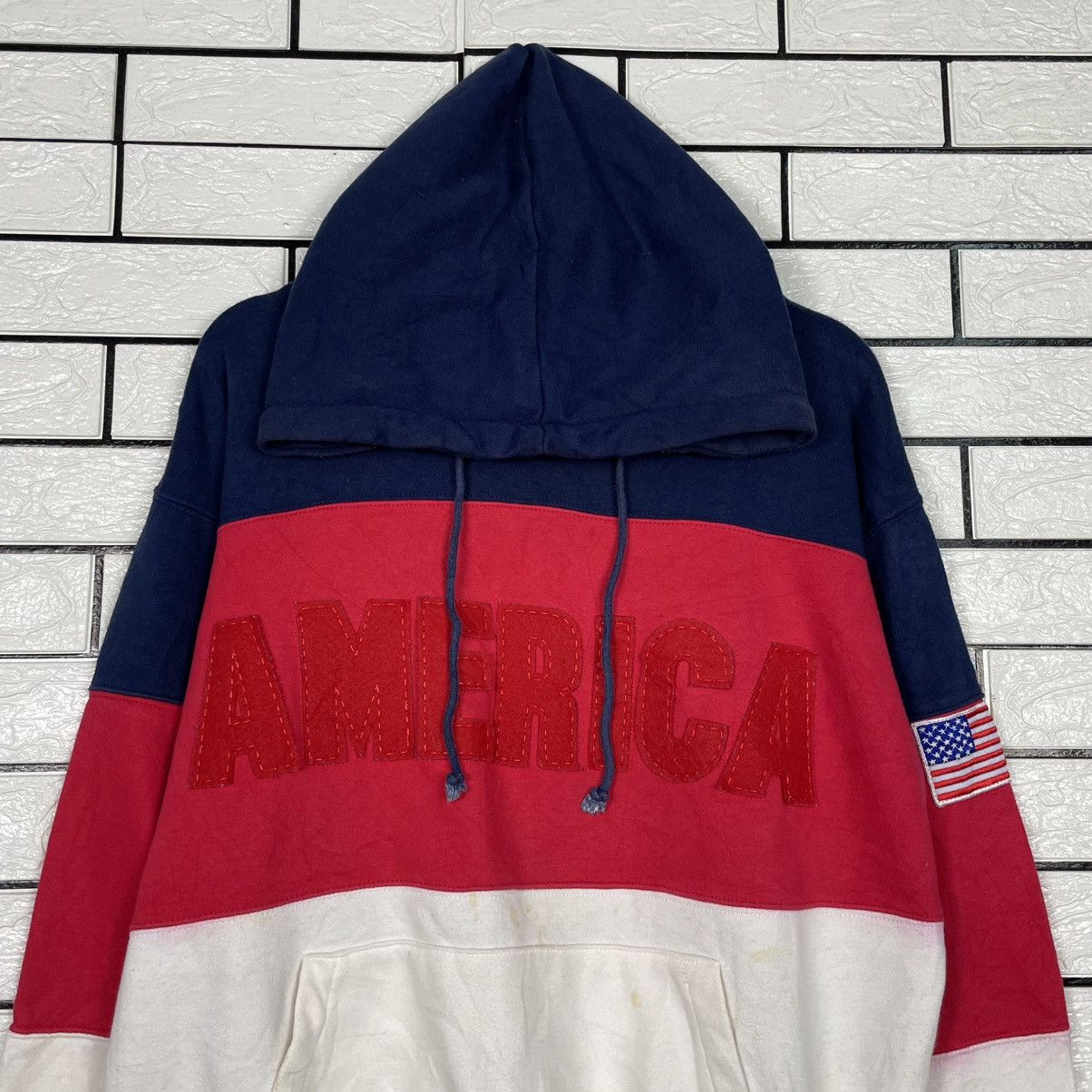 Japanese Brand Vlon Homme America Hoodie Size US M / EU 48-50 / 2 - 2 Thumbnail
