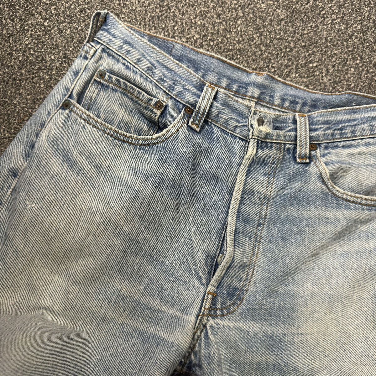 Levi's Vintage Clothing 🔥🇺🇸 Vintage Levis 501 Classic Aging Distressed Denim Size US 33 - 12 Thumbnail