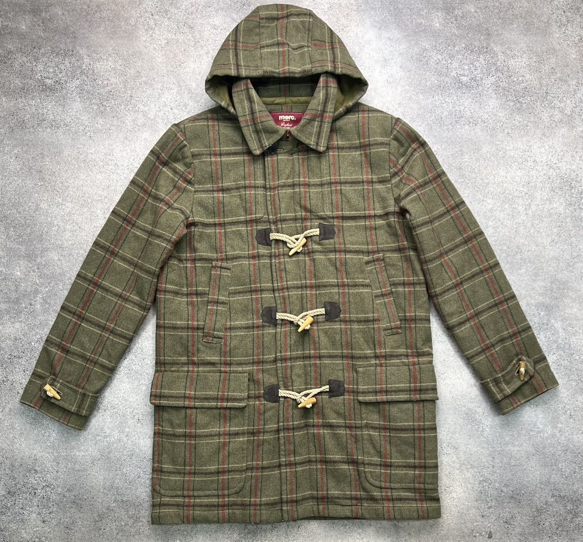 Merc Merc London vintage checked British style duffle coat Size US M / EU 48-50 / 2 - 1 Thumbnail