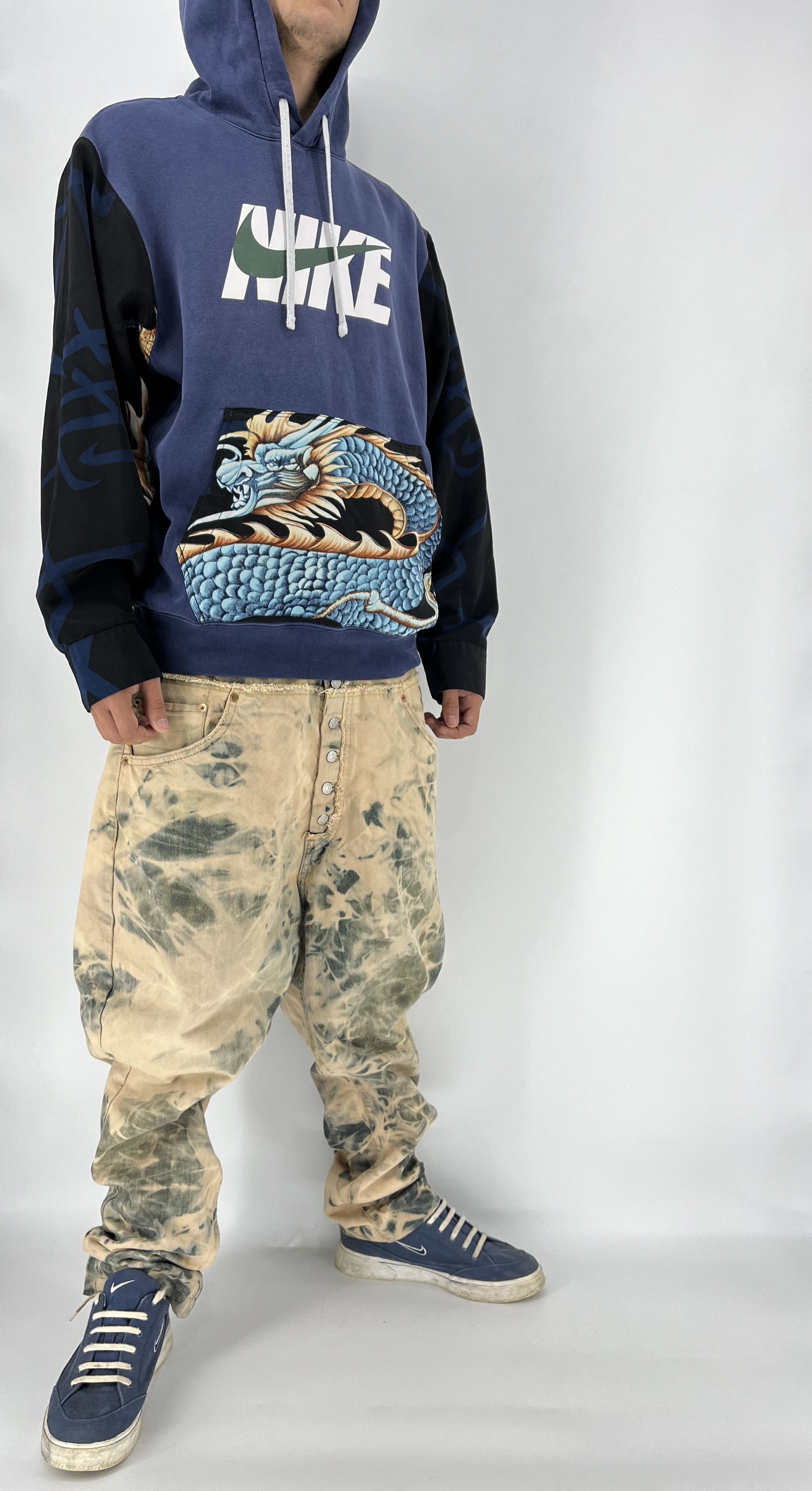 Levi's 90s Levi’s 501 Patchwork Multipocket Denim Custom Jeans USA Size US 32 / EU 48 - 2 Thumbnail