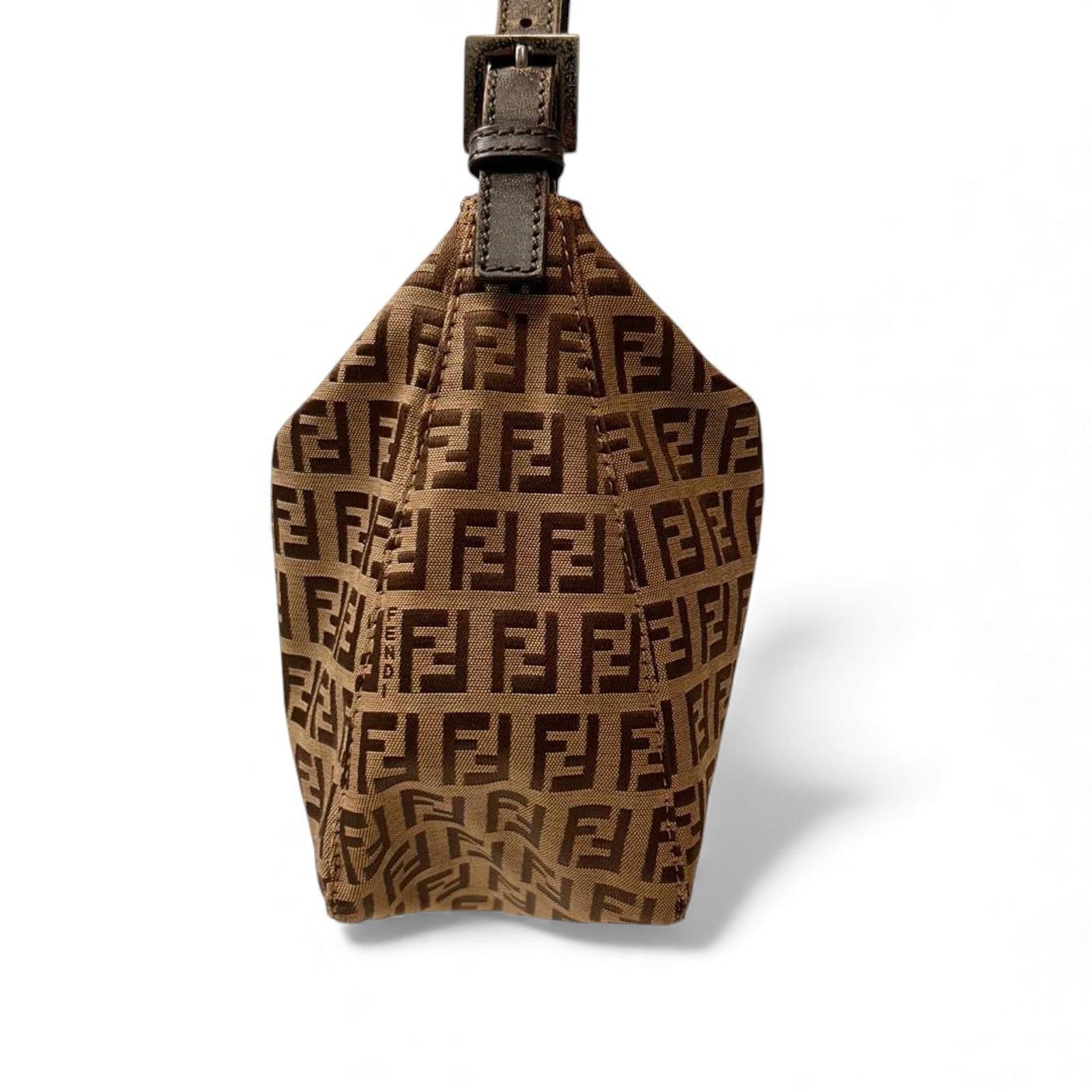 Fendi Fendi - Vintage FF Logo Canvas Shoulder Bag Size ONE SIZE - 6 Thumbnail