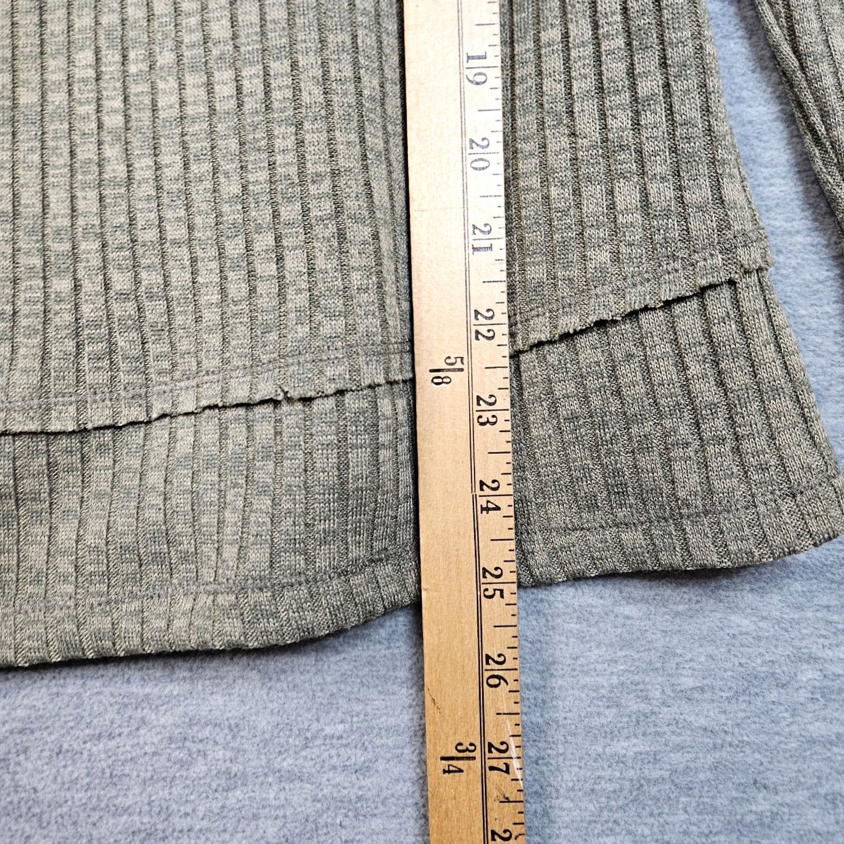 Vintage KNOW ROSE Green Cotton Cowl Neck Long Sleeve Sweater Women M NEW Cardigan Size M / US 6-8 / IT 42-44 - 4 Thumbnail