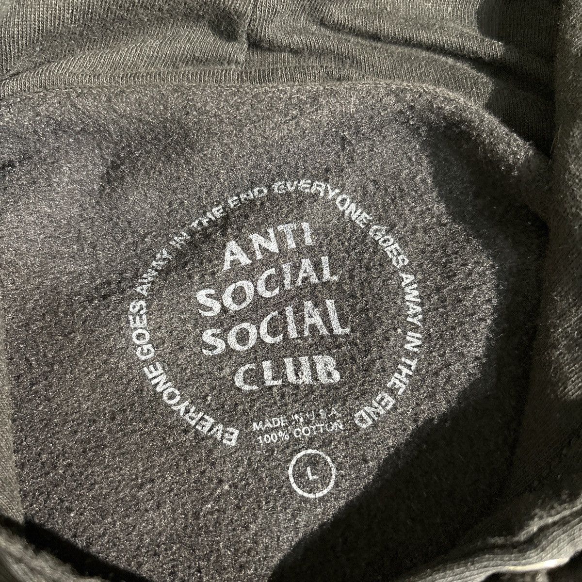 Anti Social Social Club Anti Social Social Club Hidden Sky Black Hoodie Size L Size US L / EU 52-54 / 3 - 5 Thumbnail