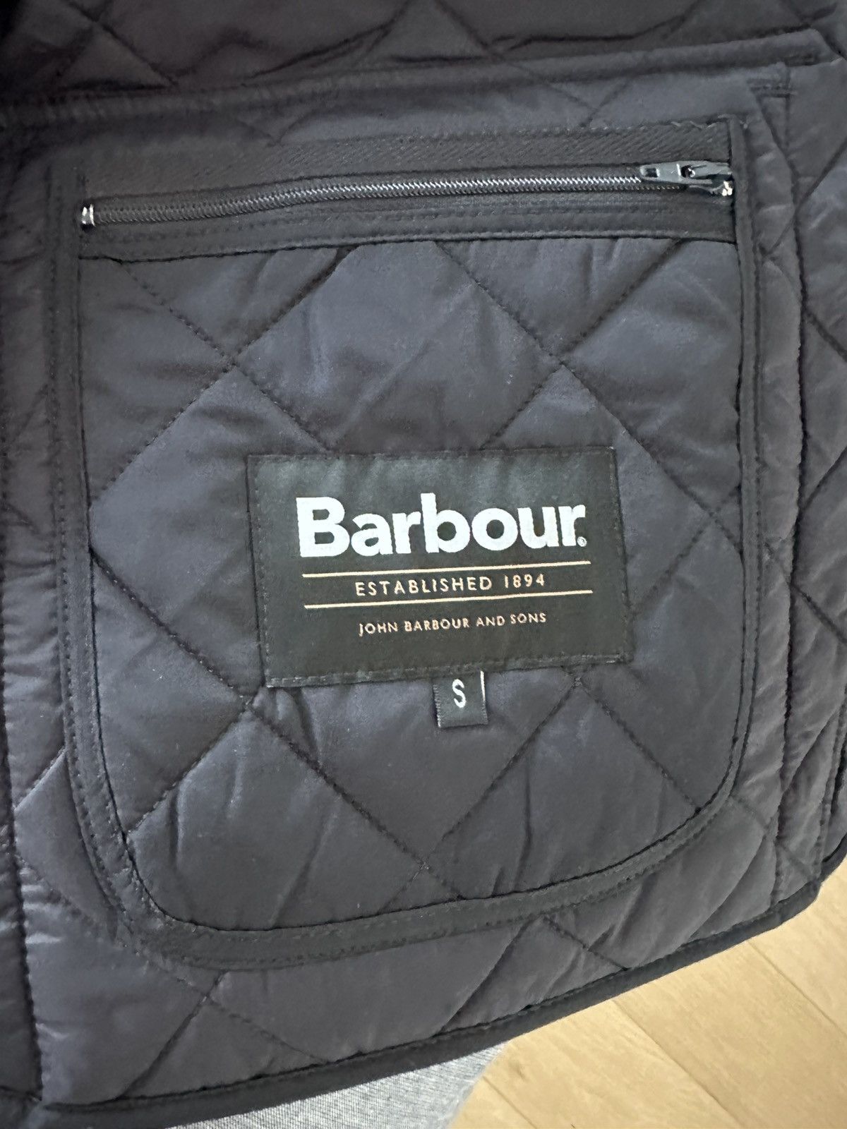 Barbour Barbour Quilted Navy Vest Mens Size US S / EU 44-46 / 1 - 7 Thumbnail