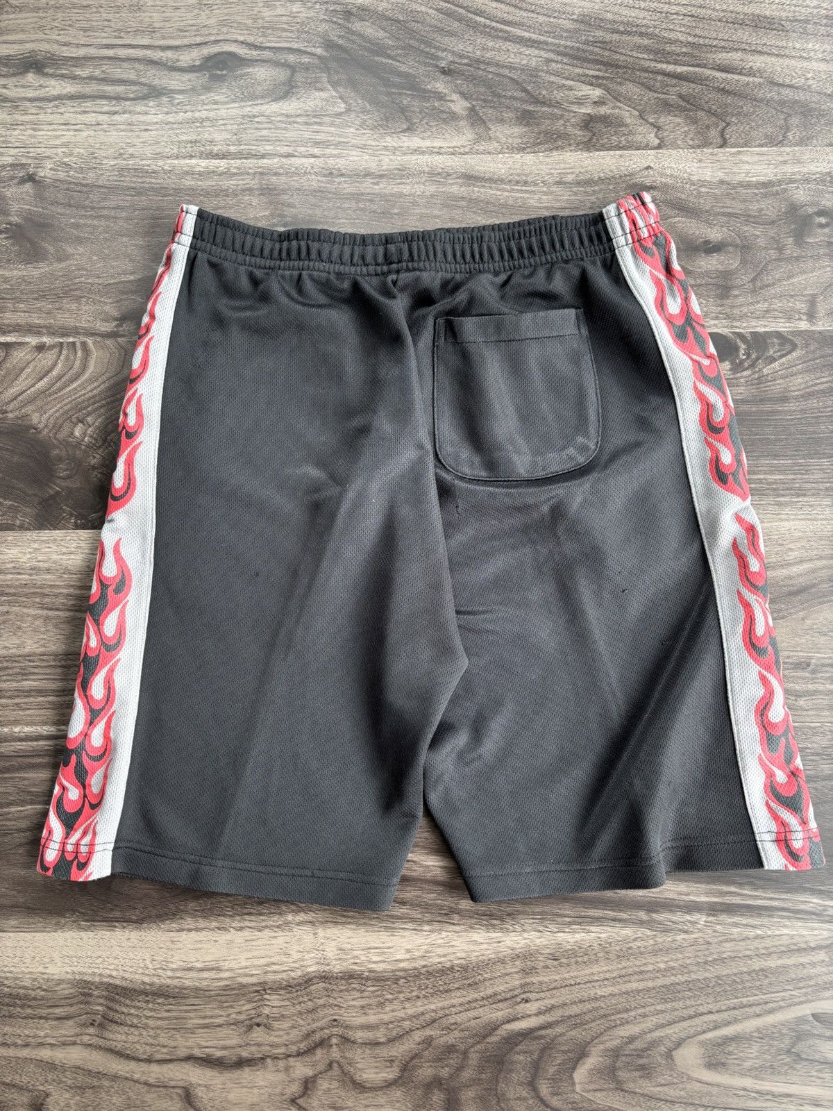 Designer × Vintage Y2K Flame Shortpants Size US 32 / EU 48 - 1 Thumbnail