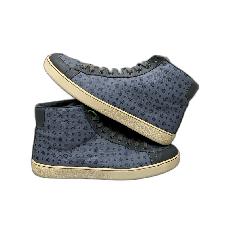 Gucci Gucci Blue HighTop Sneakers Size 7-2505 Size US 7 / EU 40 - 1 Thumbnail