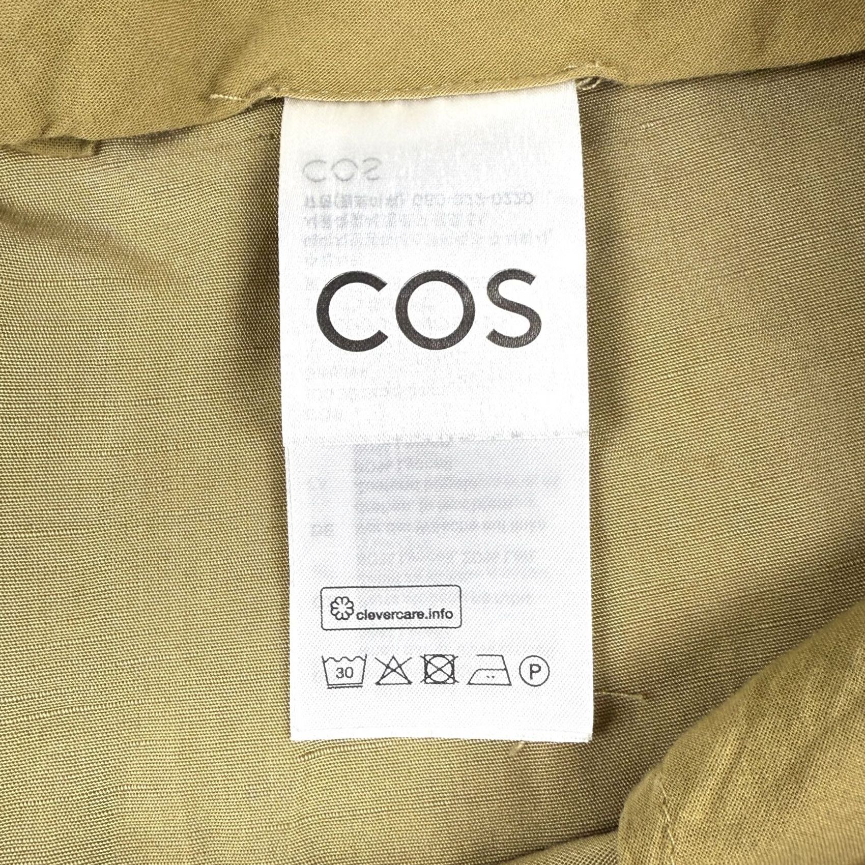 Cos COS Dress Pants Womens EU 40 Lyocell Linen Pleated Wide-Leg High Waist Beige Dress Pants Womens Regular XS-XL Size 27" / US 4 / IT 40 - 5 Thumbnail