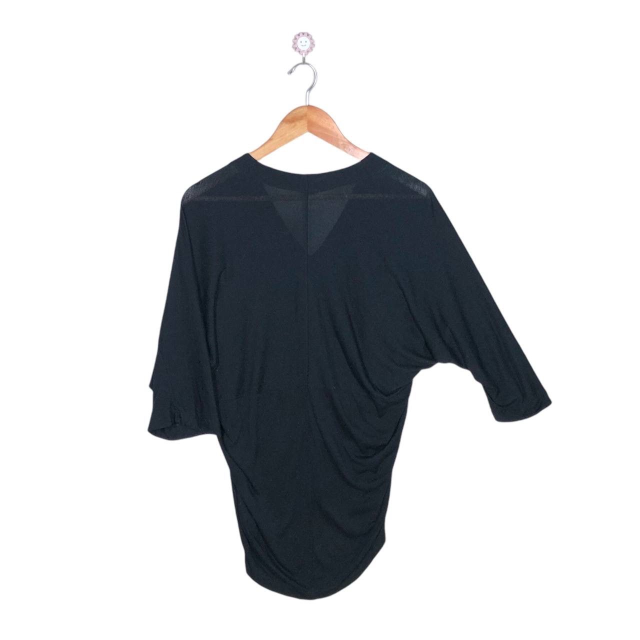 Helmut Lang Helmut Lang Archival Big Tunic Black Kinetic Jersey Top L Size US L / EU 52-54 / 3 - 2 Thumbnail