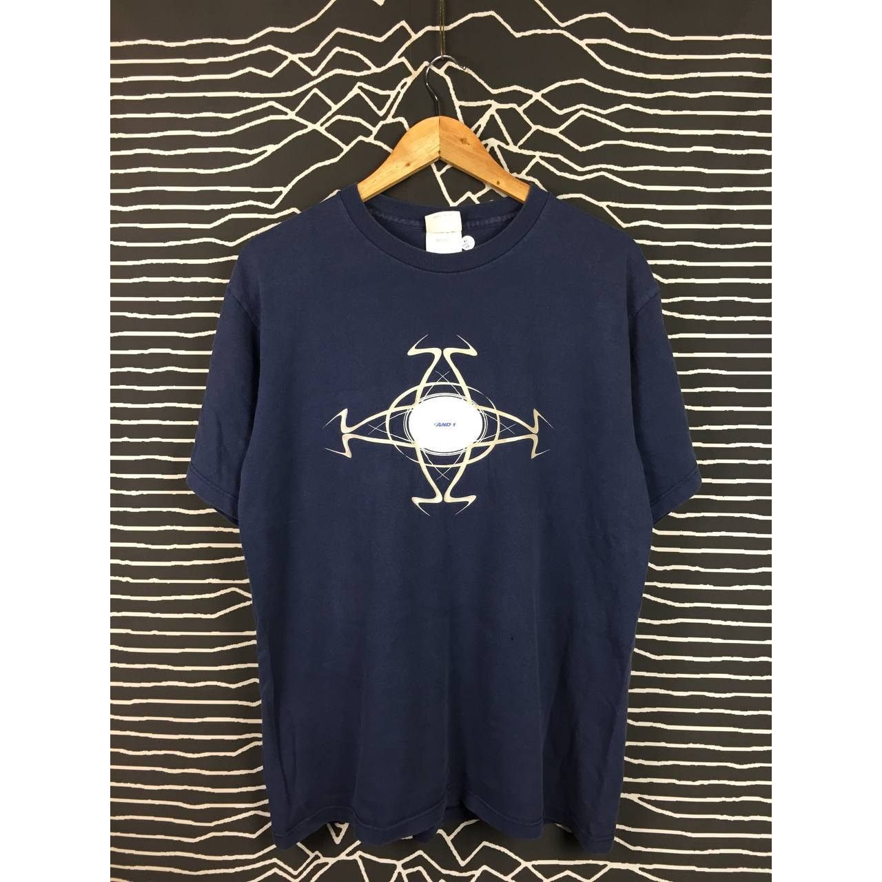 Vtg AND1 Basketball Big Logo Made In Usa Tee Size M
