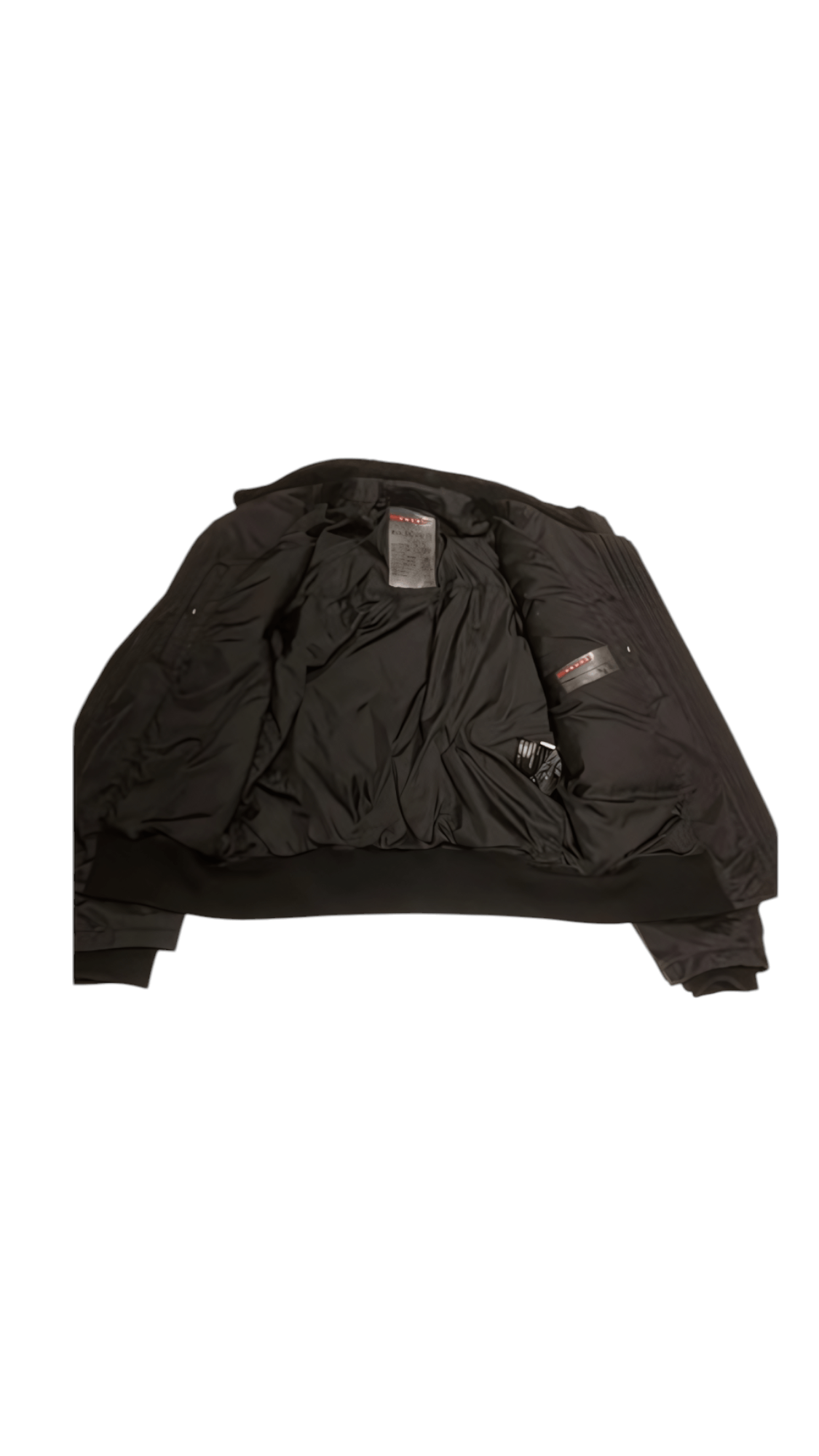 Prada GORE TEX FUR COLLAR BIKER BOMBER JACKET Size US L / EU 52-54 / 3 - 3 Thumbnail