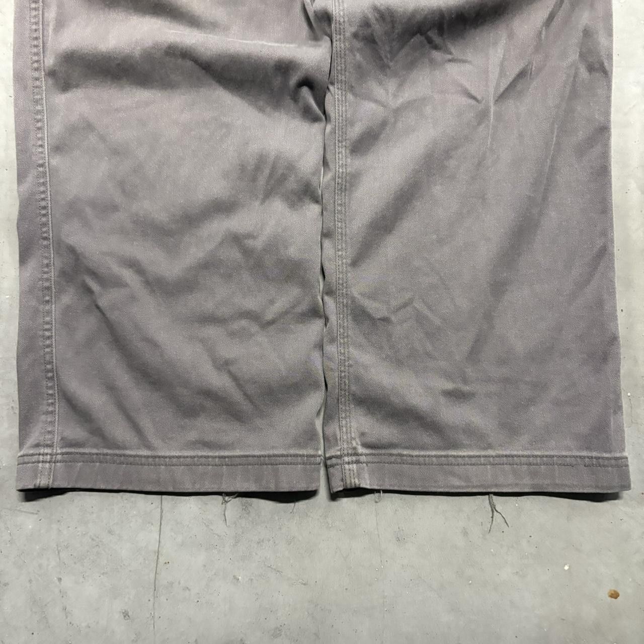 Japanese Brand × Vintage Crazy Vintage Y2K/2000s Super Baggy Grey Skater Style Cargo Pants! Size US 38 / EU 54 - 5 Thumbnail