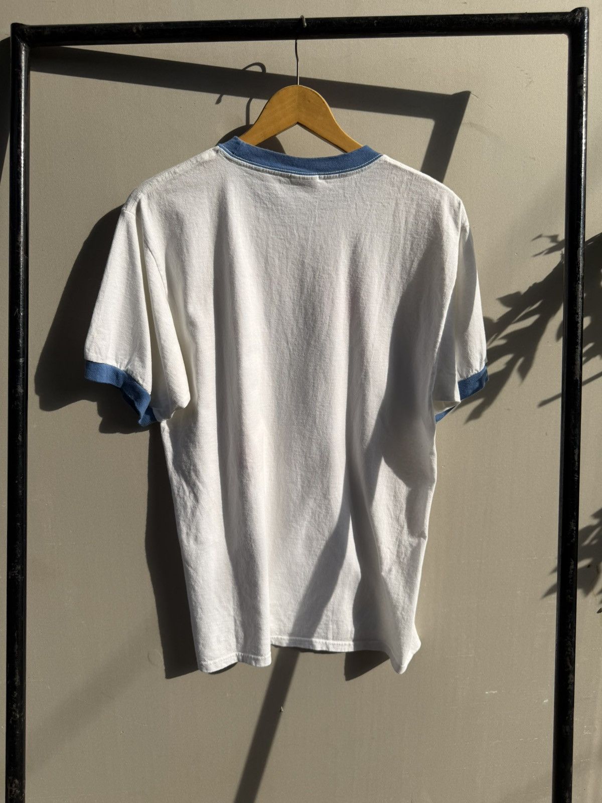 Vintage Vintage Anvil “Pure White Trash” Ringer T-Shirt Size US L / EU 52-54 / 3 - 4 Thumbnail