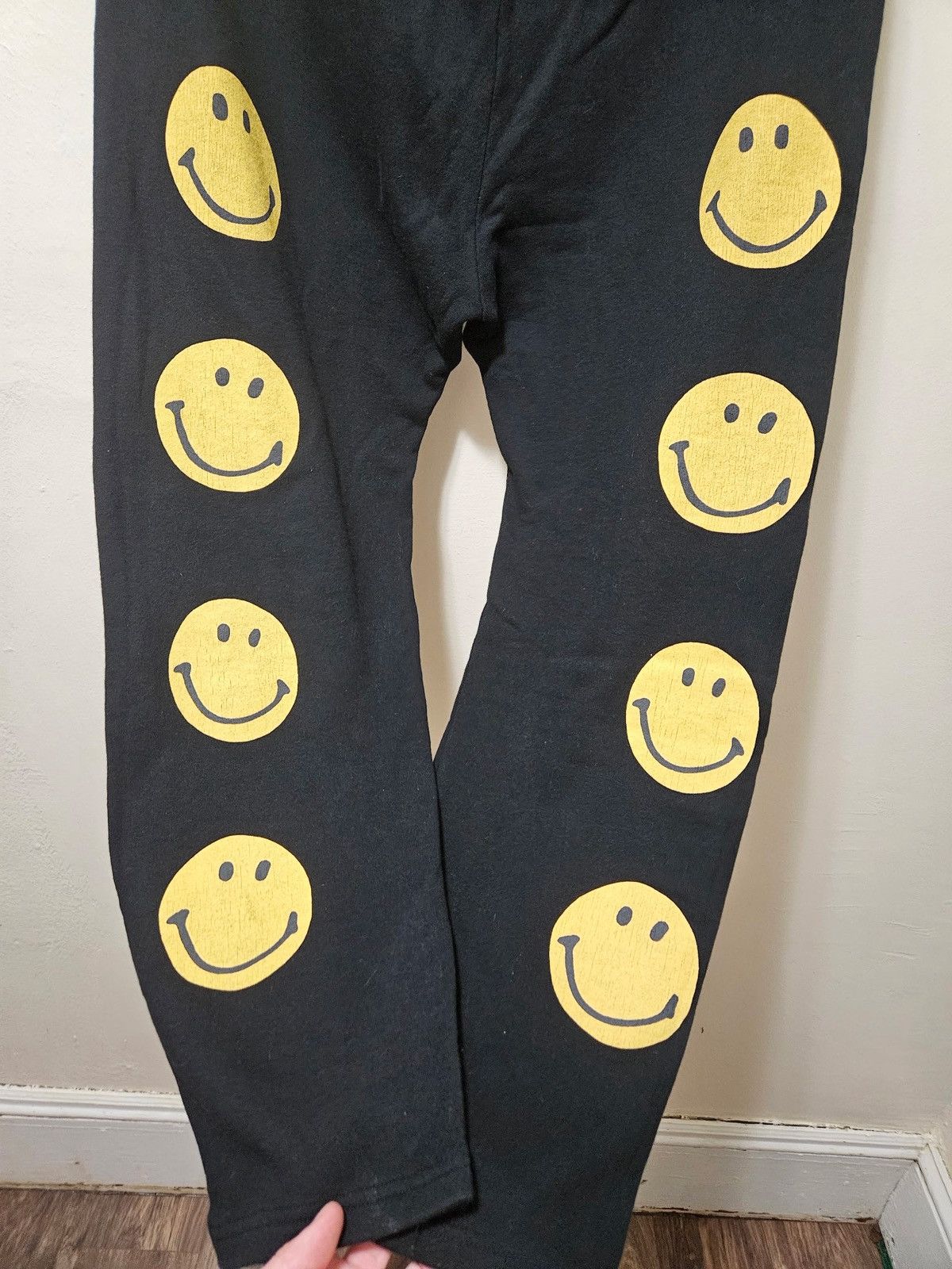 Kapital Smiley Faded Logo Black Joggers Size US 36 / EU 52 - 4 Thumbnail
