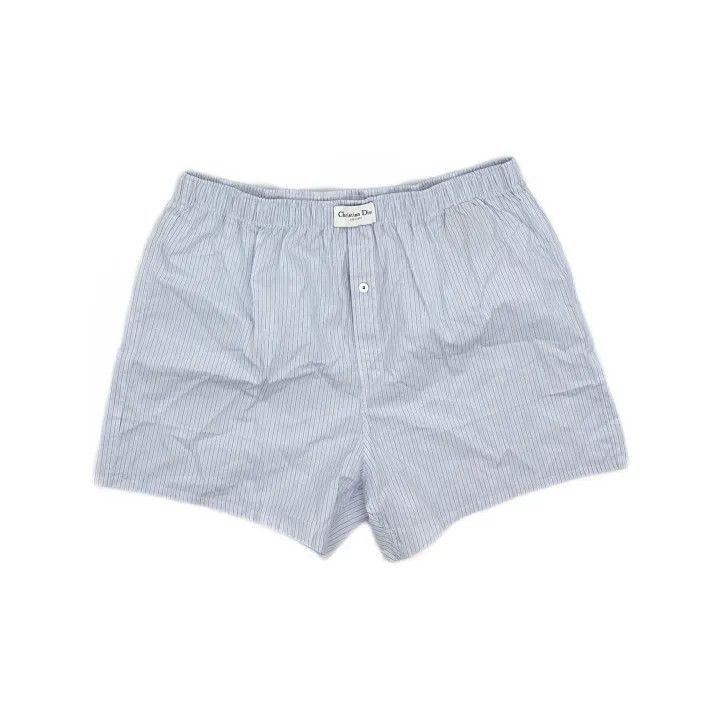 Dior Dior Dior Blue Striped Cotton Casual Shorts 0079-2507 Size US 34 / EU 50 - 2 Thumbnail