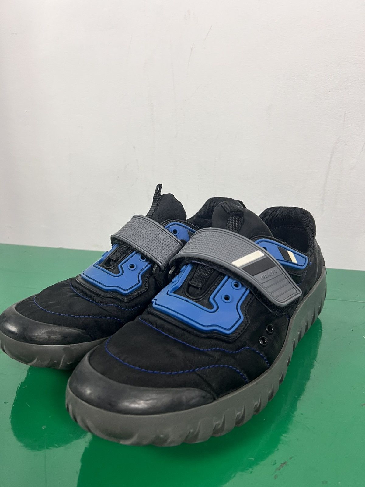 Prada Prada - 2017 Rubber and Nylon sneakers techno tekno gorpcore Size US 6.5 / EU 39-40 - 3 Thumbnail