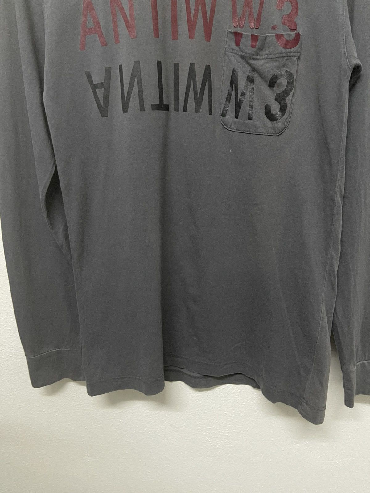 Japanese Brand × PPFM × Seditionaries 1990s PPFM ANTIW W3 SINGLE POCKET LONG SLEEVE SHIRT Size US S / EU 44-46 / 1 - 6 Thumbnail