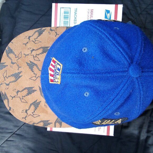 Vintage Vintage 90s Bula US Ski Team Wool Suede Brim Snap Back Hat Size ONE SIZE - 5 Thumbnail