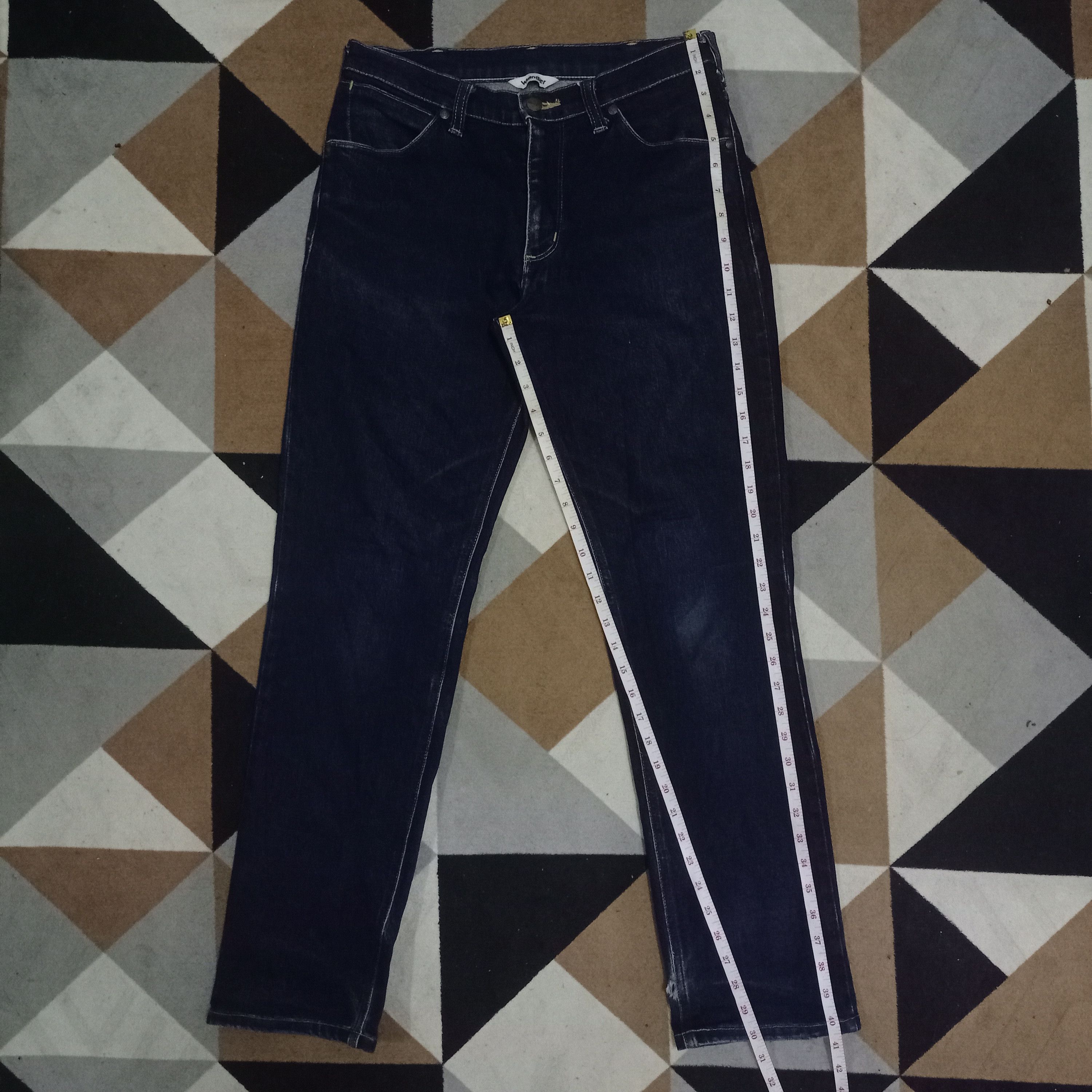 Wrangler Vintage Wrangler Blue Wash Raw Denim Tapered Style Jeans Size US 30 / EU 46 - 10 Thumbnail
