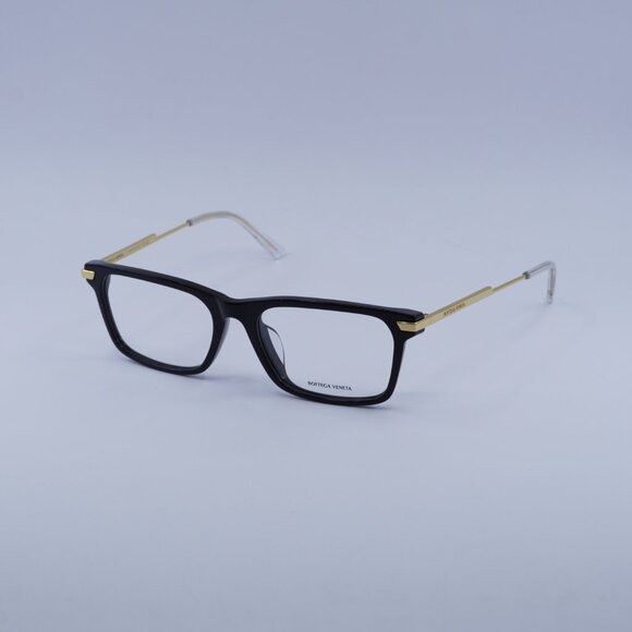 Bottega Veneta Bottega Veneta BV1040OA 001 Eyeglasses Black/Gold 54mm Size ONE SIZE - 5 Thumbnail