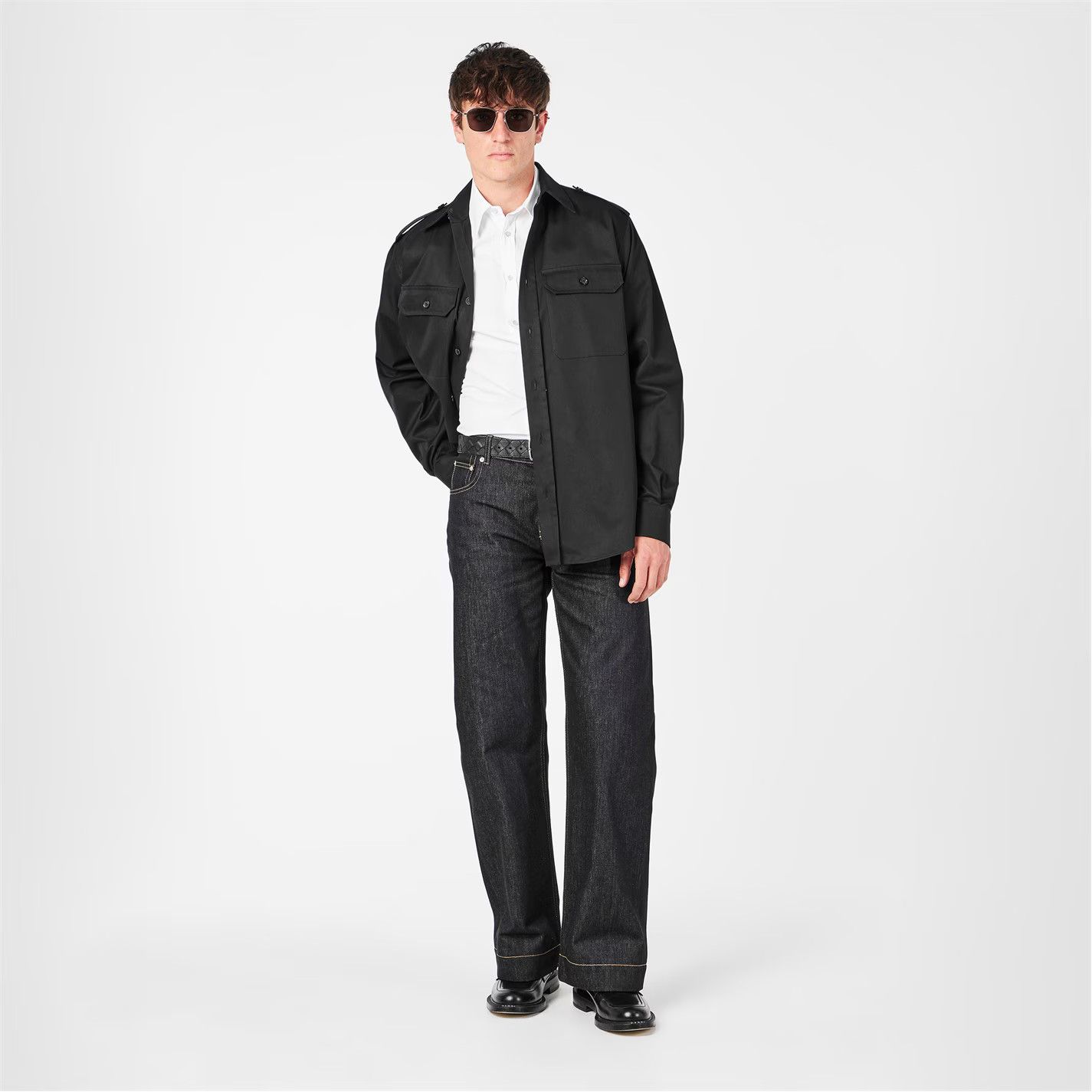 Alexander McQueen o1g2r1mq0326 Overshirt in Black Size US M / EU 48-50 / 2 - 6 Thumbnail