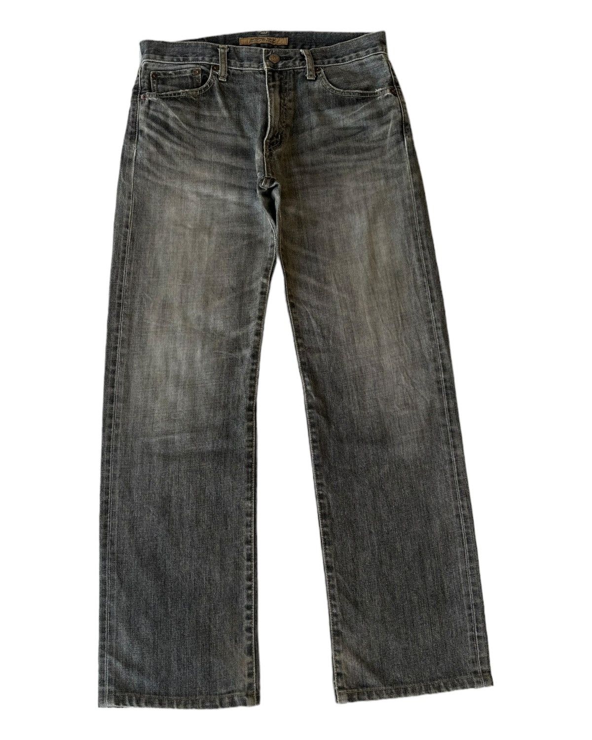 Jean × Vintage VINTAGE JAPANESE JEANS FADED GREY DISTRESSED DENIM UNIQLO Size US 32 / EU 48 - 2 Thumbnail
