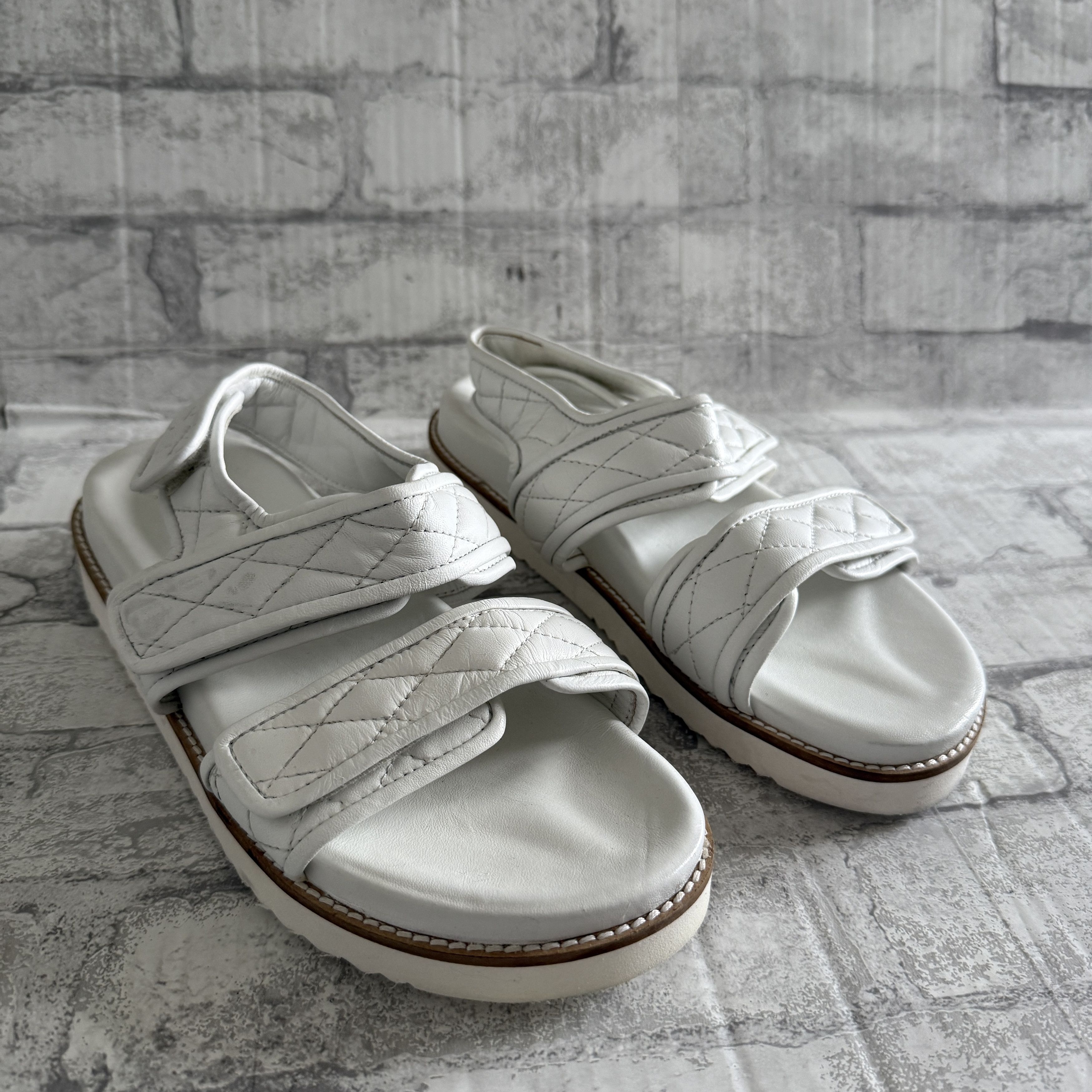 Seychelles Seychelles New To This Quilted Leather Platform Sandal Size US 9 / IT 39 - 3 Thumbnail