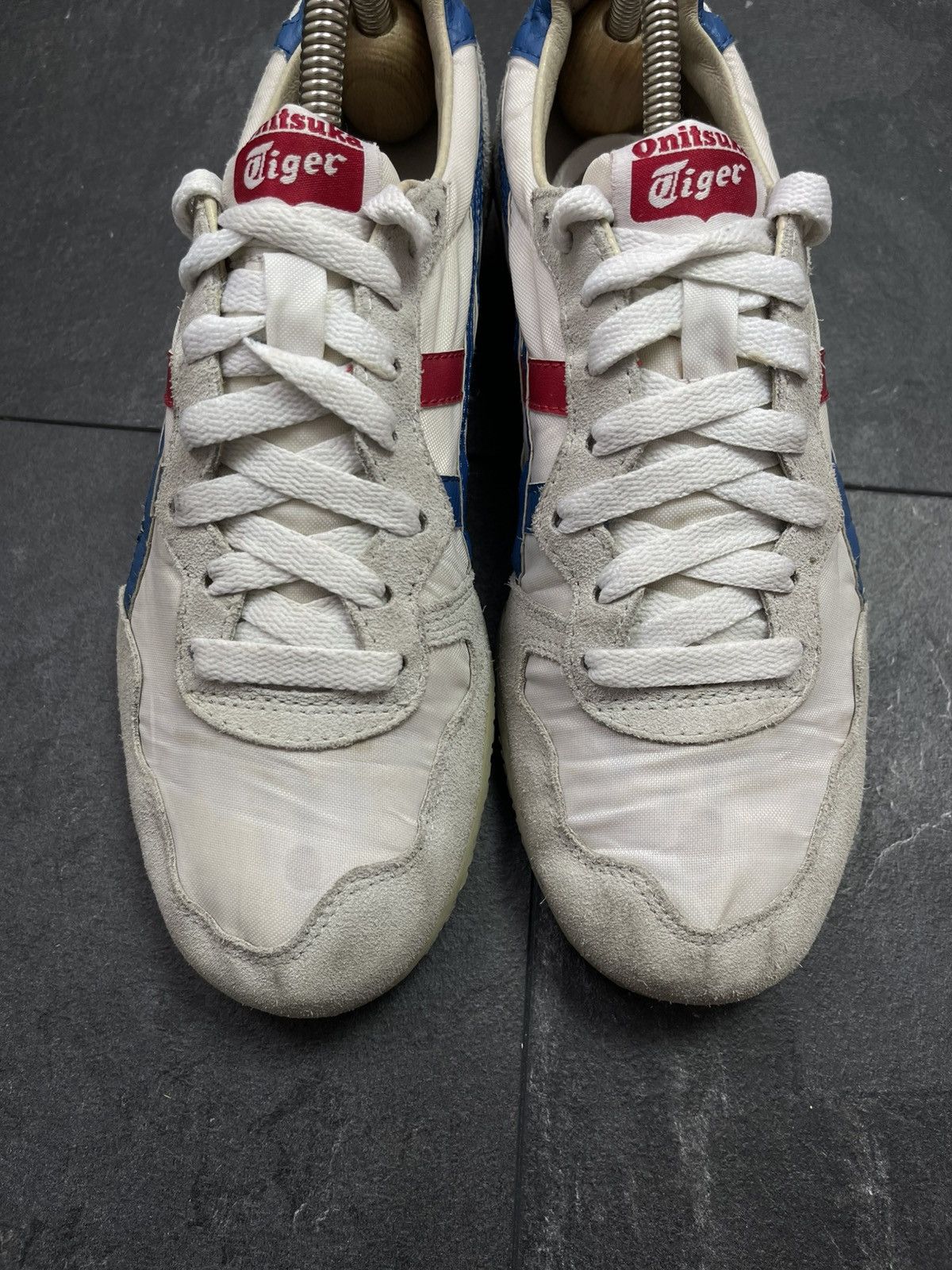 Asics Vintage ASICS Tiger Onitsuka Navy Sneakers Size US 5.5 / EU 38 - 6 Thumbnail