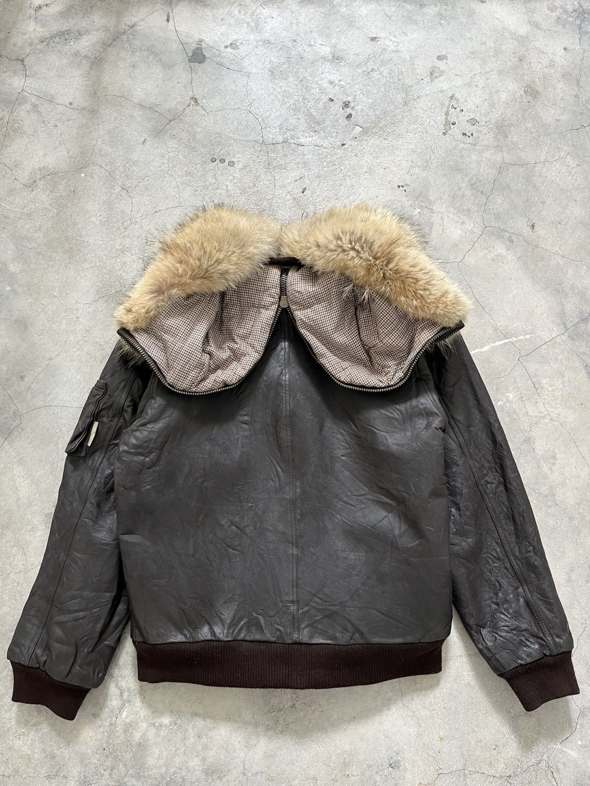 Leather Vtg Incredible Brand Murota Takayoshi Leather Bomber Jacket Size US L / EU 52-54 / 3 - 17 Thumbnail