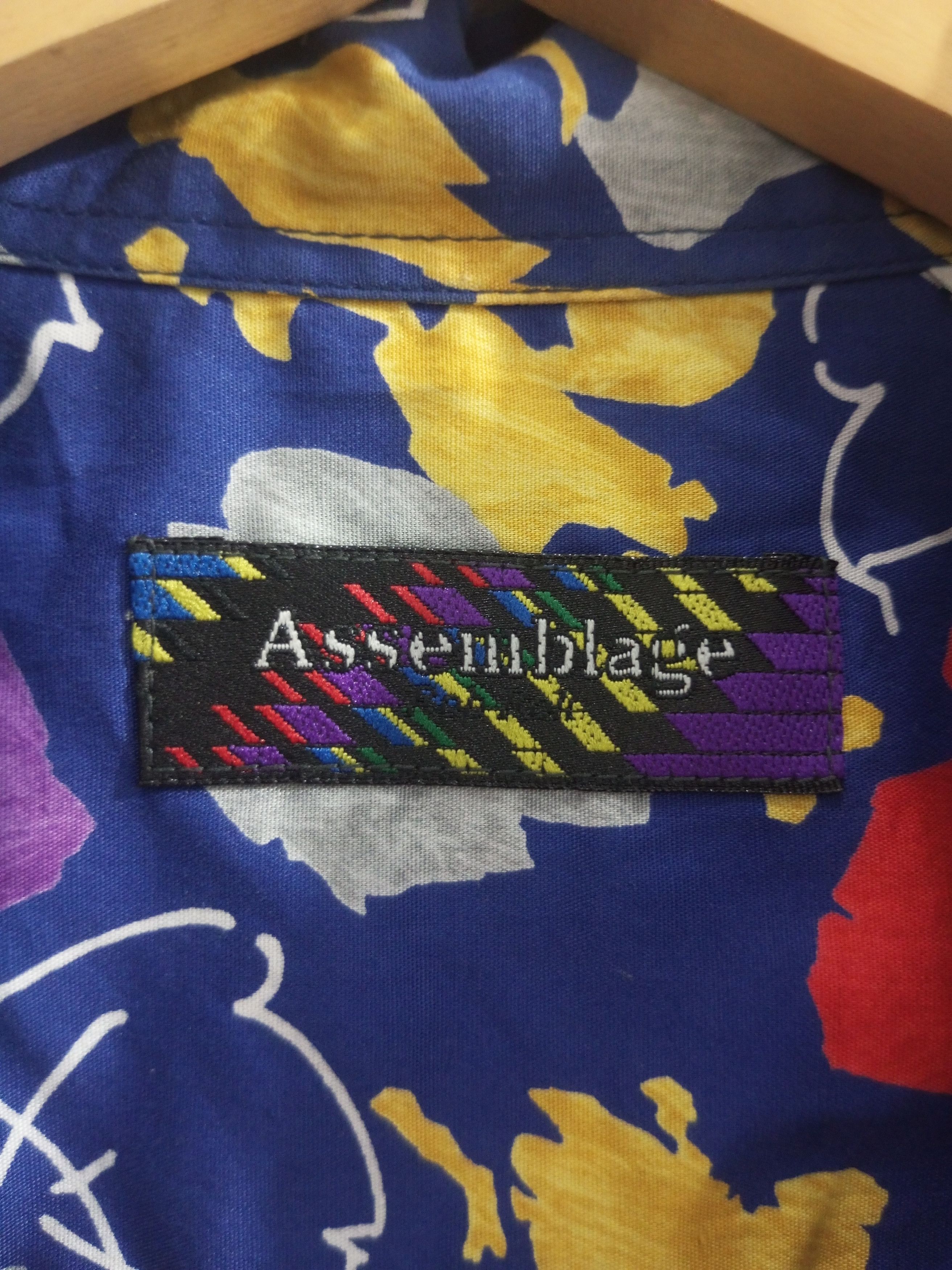Hysteric Glamour Vintage assemblage multi colour button up shirt Size US XL / EU 56 / 4 - 7 Thumbnail
