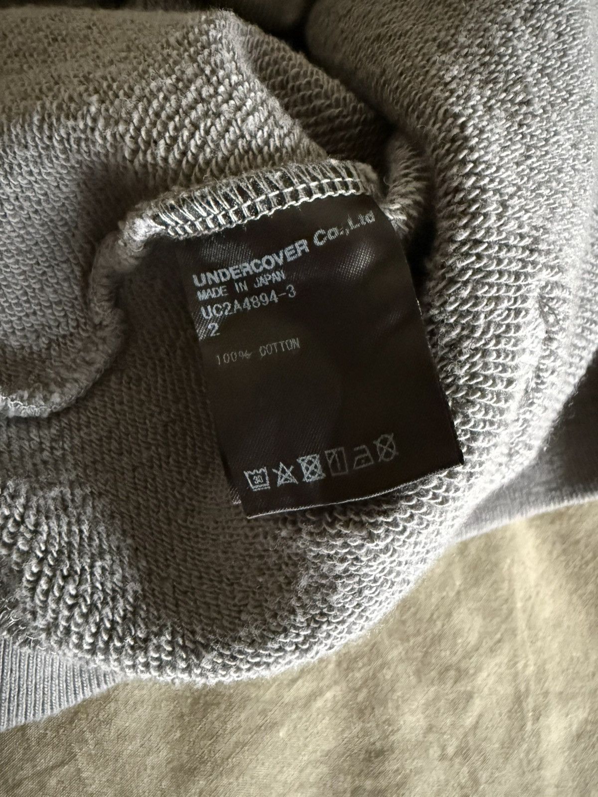 Undercover Men’s 🇯🇵 Undercover Logo Cotton Sweatshirt Sz 2 NWT Size US M / EU 48-50 / 2 - 8 Thumbnail