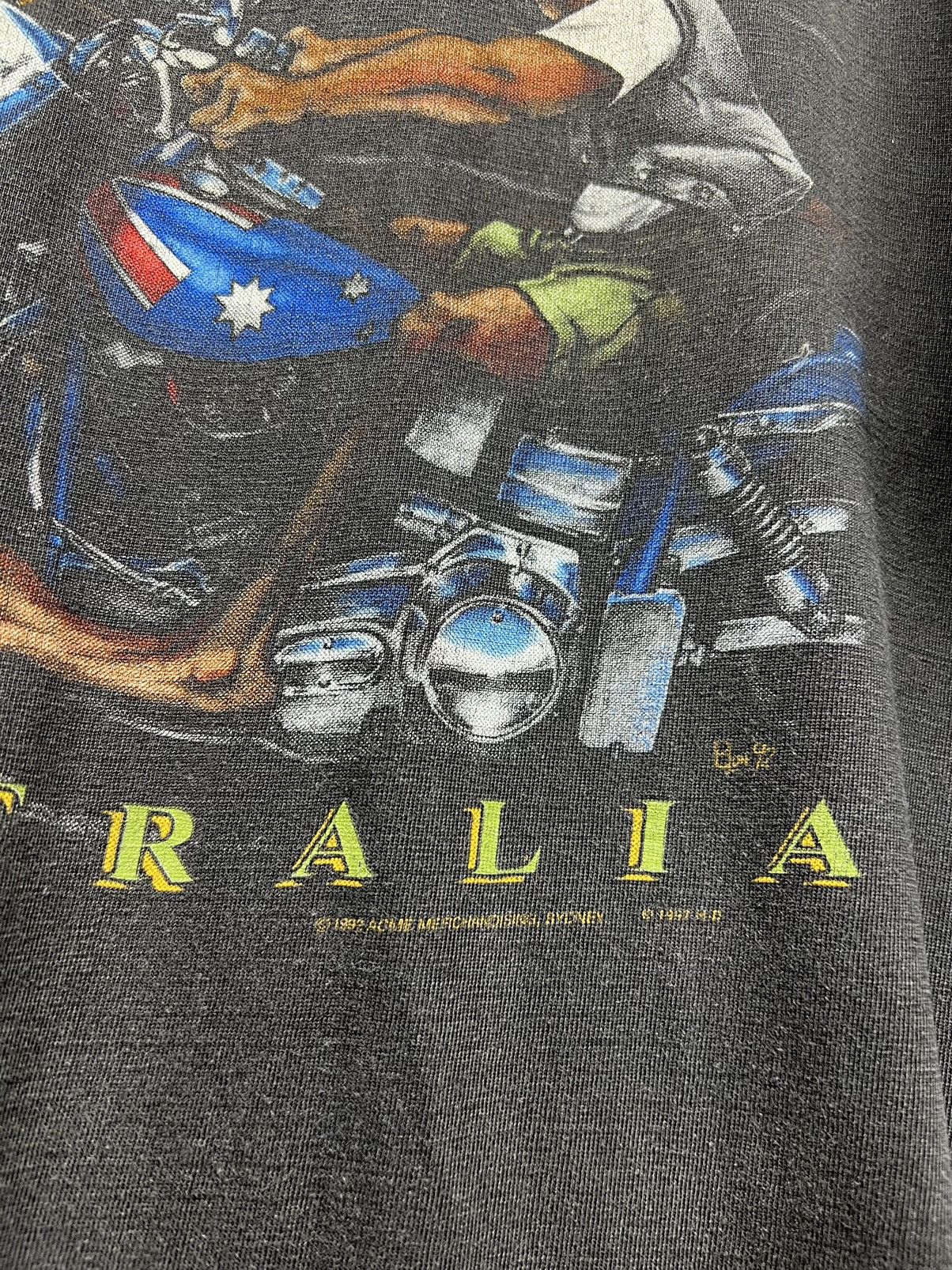 Harley Davidson × Vintage Vintage 1998 Y2k Harley Davidson Motorcycle Faded T-Shirt Size US M / EU 48-50 / 2 - 6 Thumbnail