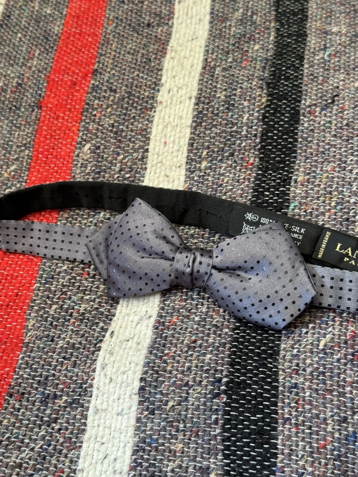 Vintage Vintage Lanvin Made In France Bow Tie Size ONE SIZE - 3 Thumbnail
