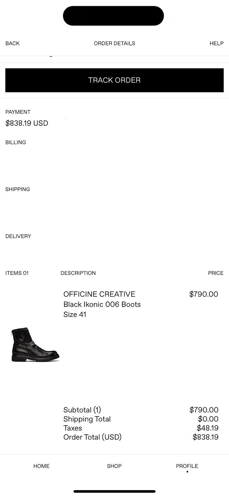Officine Creative Officine Creative- Ikonic 006 Black Size US 9 / EU 42 - 11 Thumbnail