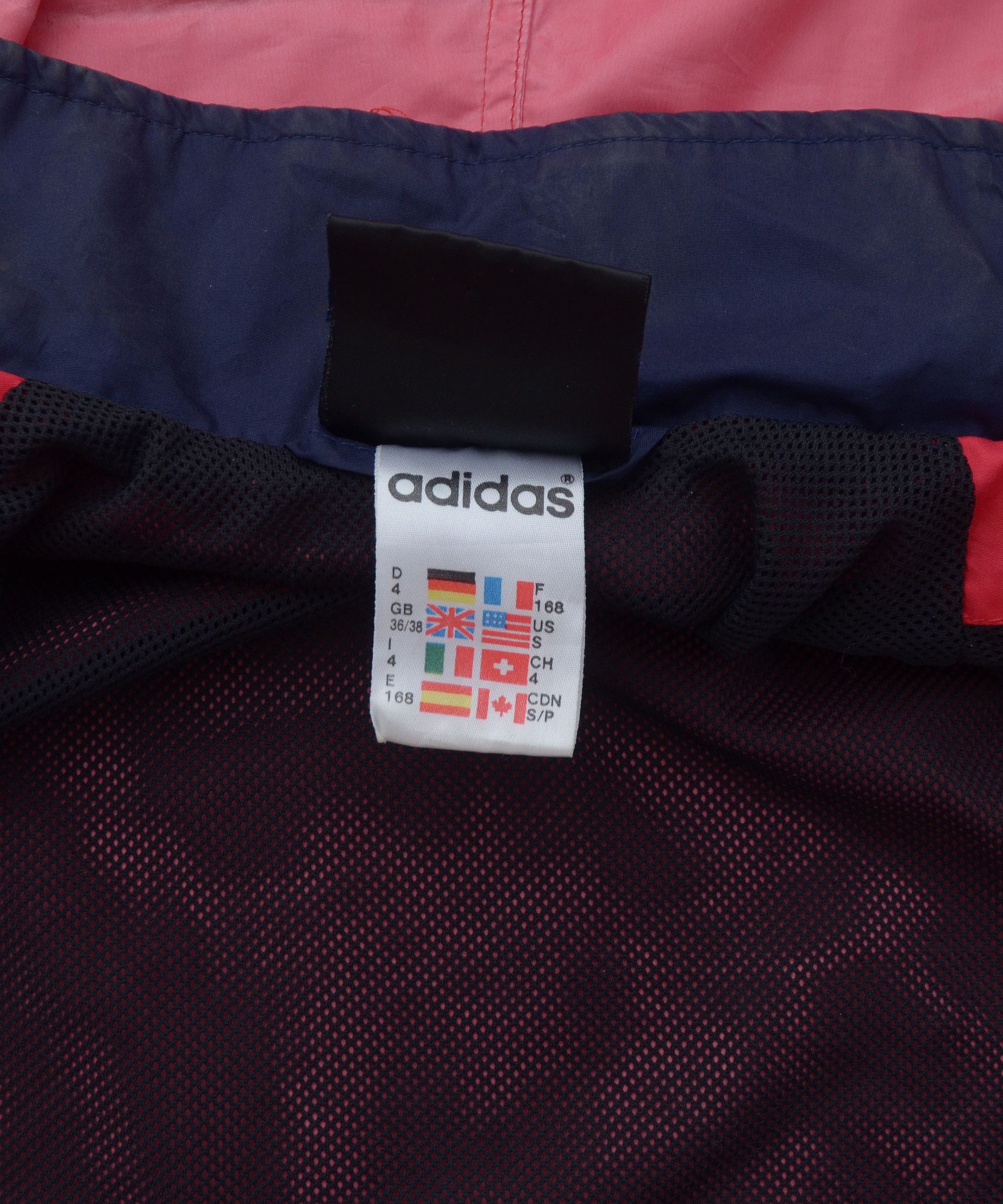 Adidas × Vintage Vintage 90's Adidas Windbreaker Lightweight Nylon Jacket Size US S / EU 44-46 / 1 - 11 Thumbnail
