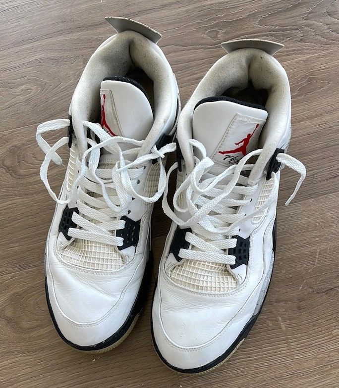 Jordan Brand Air Jordan 4 Retro OG ‘White Cement’ 2016 Size US 13 / EU 46 - 5 Thumbnail