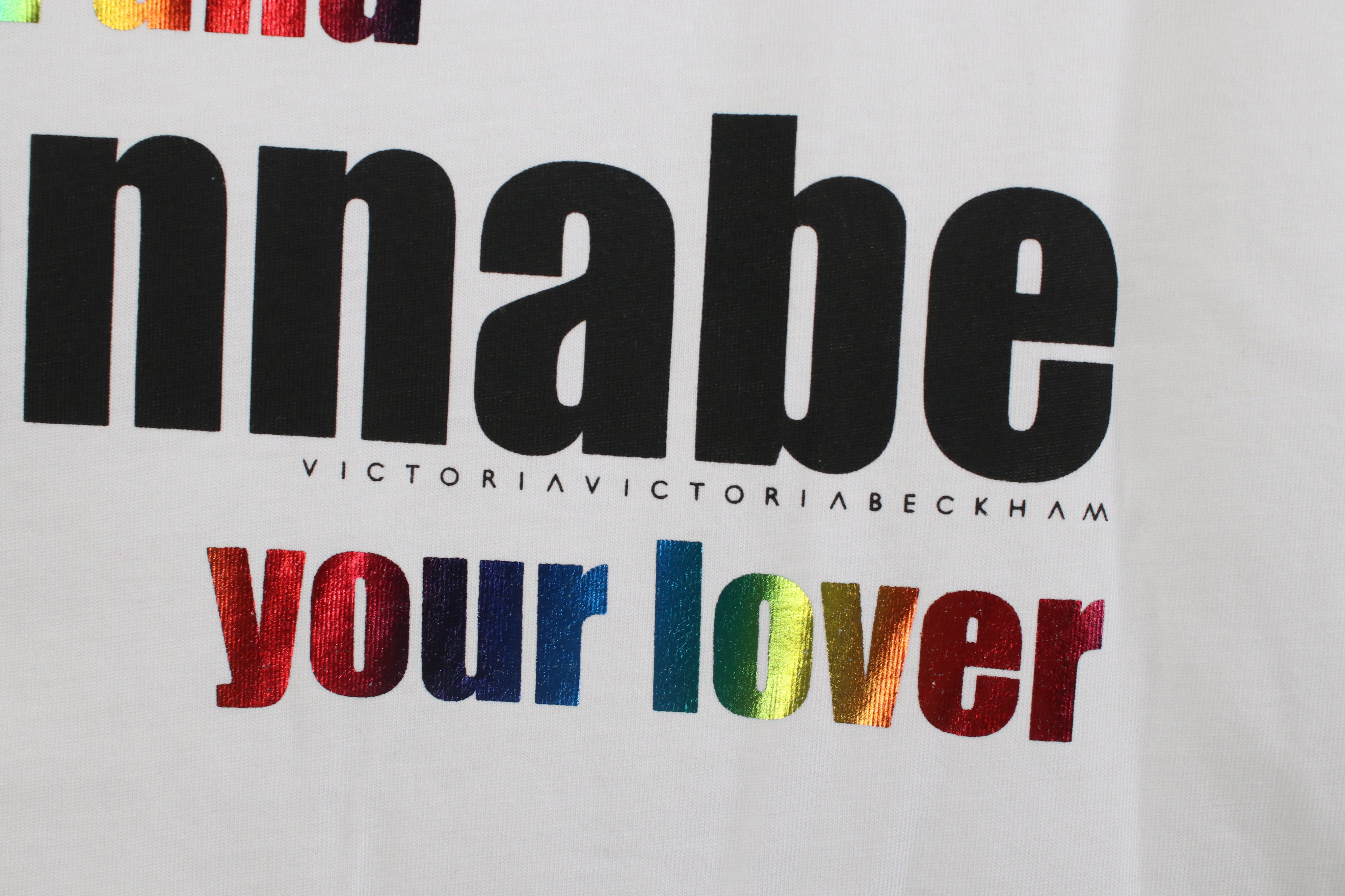 Victoria Beckham New Victoria Beckham Proud and Wannabe Your Love T-Shirt Size S / US 4 / IT 40 - 6 Thumbnail