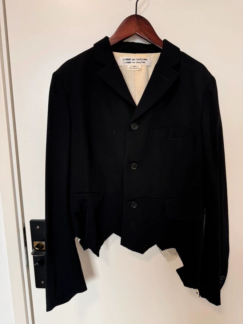 Comme des Garcons Comme des Garcons Irregular hem wool coat suit jacket Size M / US 6-8 / IT 42-44 - 2 Thumbnail