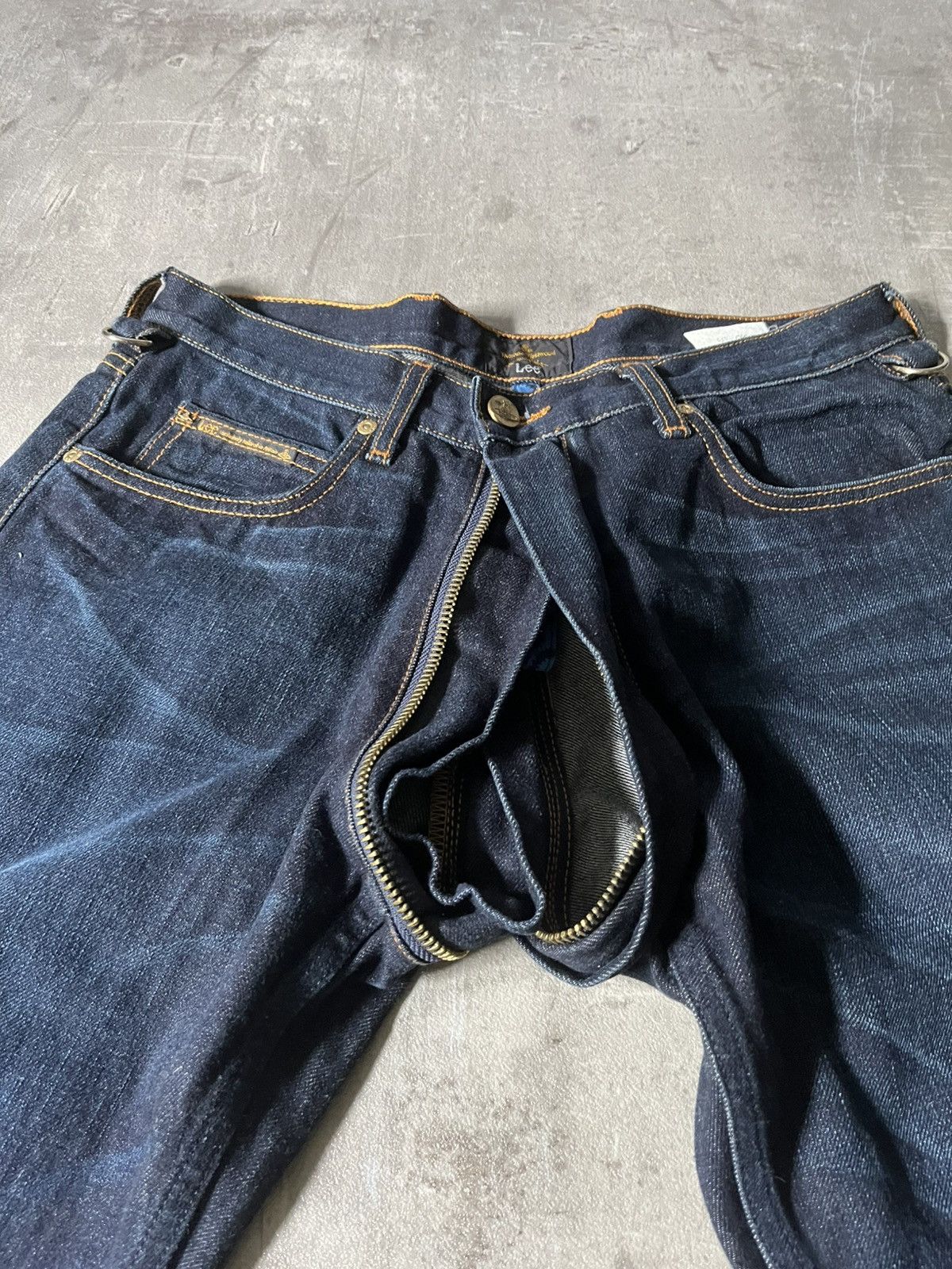 Lee × Vivienne Westwood Vivienne Westwood x Lee zipped crotch jeans navy rare Size US 30 / EU 46 - 13 Thumbnail