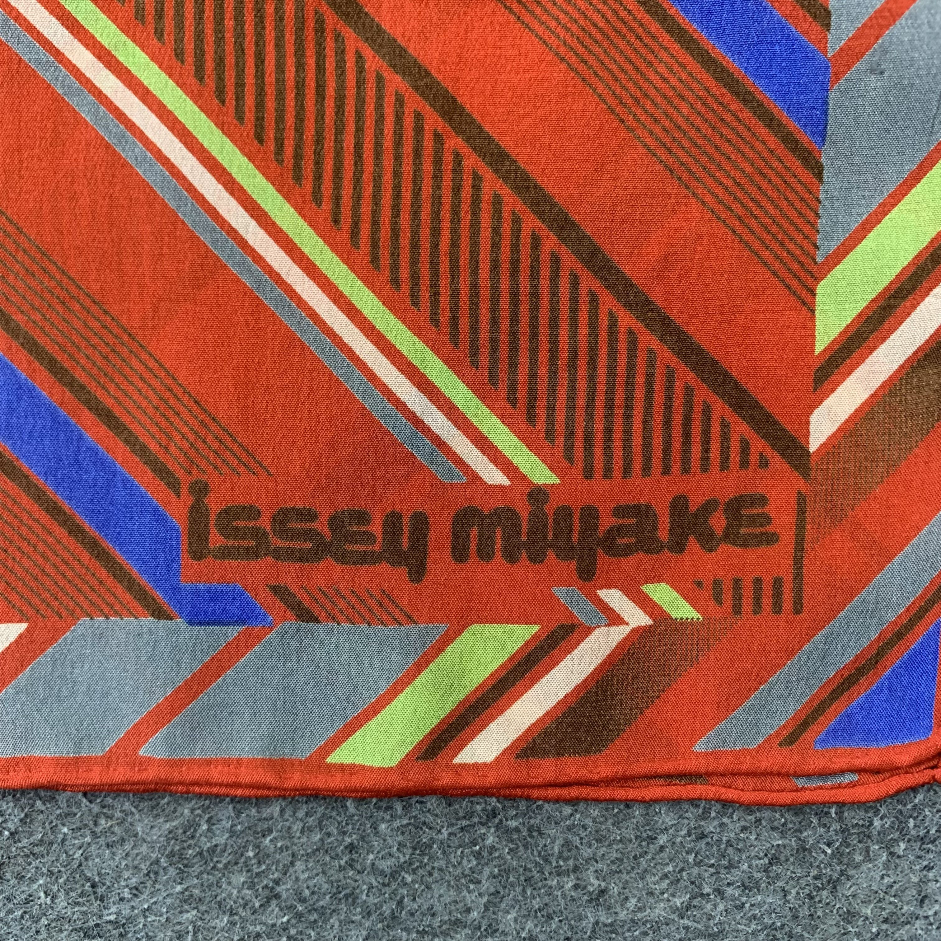 Issey Miyake Issey Miyake Scarf Silk Muffler Neck Wrap BL9336 Size ONE SIZE - 5 Thumbnail