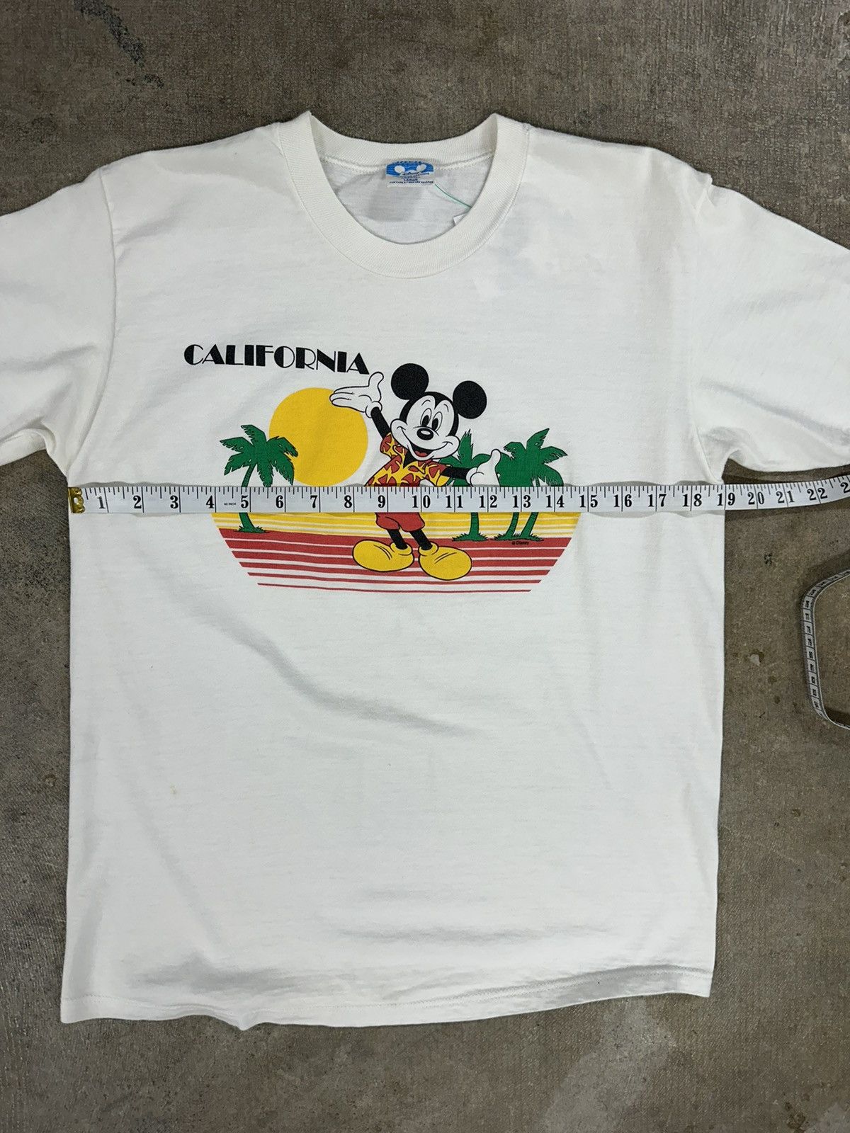 Disney × Mickey Mouse × Vintage Vintage 80s Disney California Cartoon T-Shirt Size US L / EU 52-54 / 3 - 8 Thumbnail