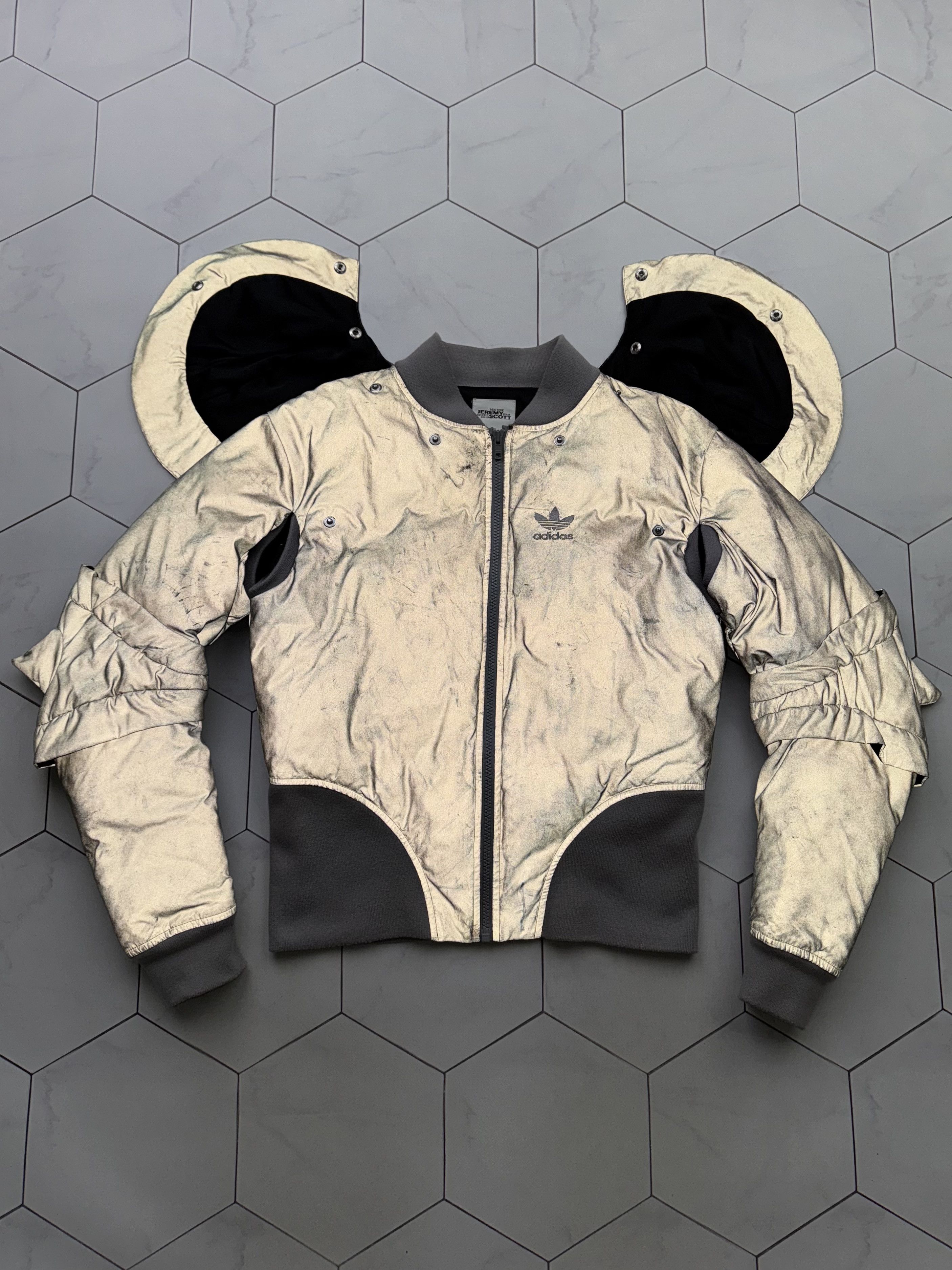 Adidas Adidas Jeremy Scott 3M Knight Armor Puffer Size US S / EU 44-46 / 1 - 1 Thumbnail