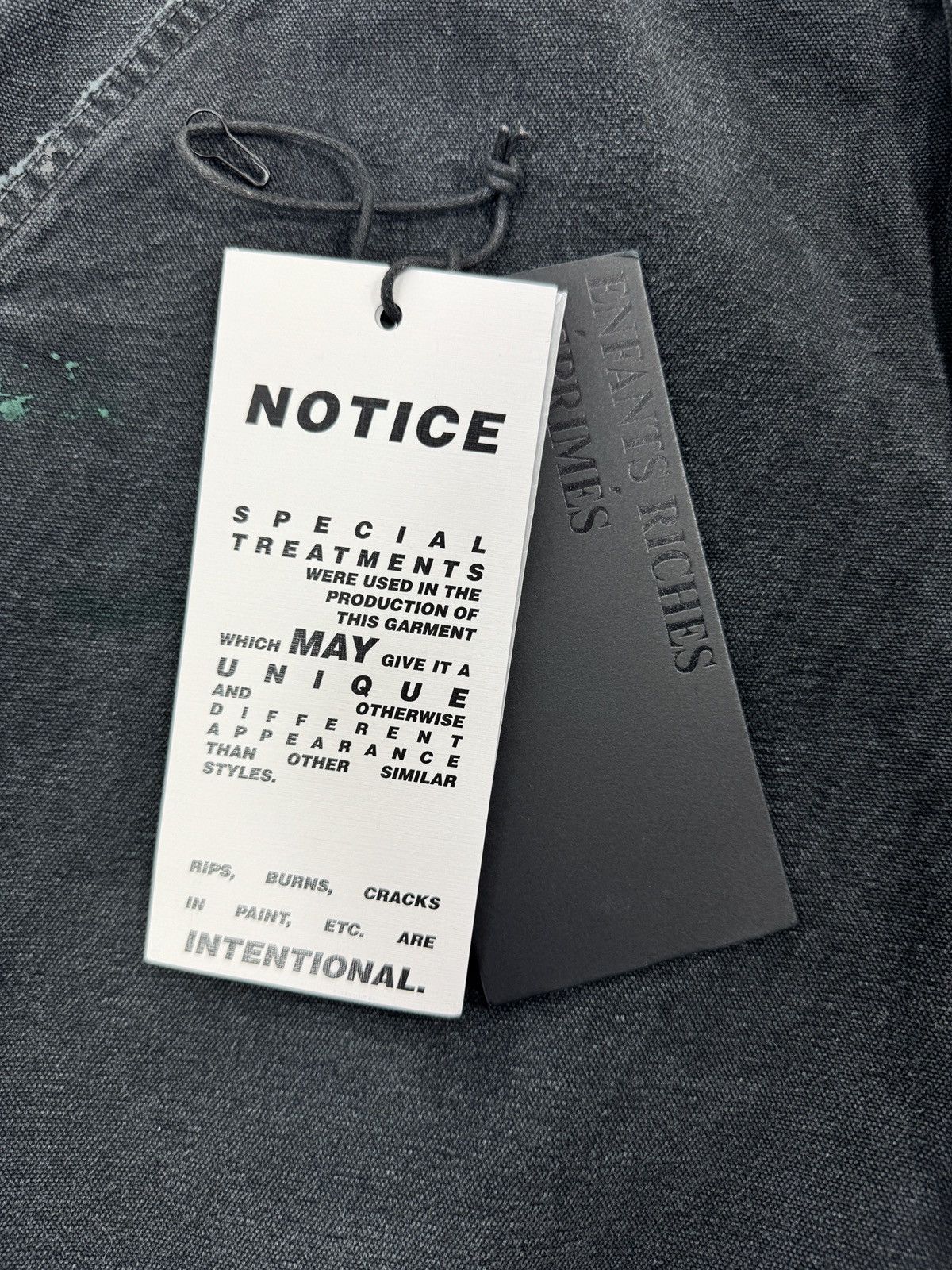 Enfants Riches Deprimes CARPENTER DENIM TROUSERS Size US 34 / EU 50 - 10 Thumbnail