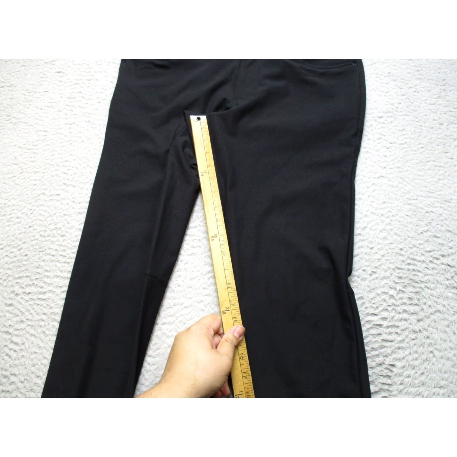 Lululemon Lululemon ABC Pants Mens 32 Black Slim Fit Chino Casual Warpstreme Golf Travel Pants Jeans Trousers Slim 5-Pocket Design Size US 33 - 6 Thumbnail