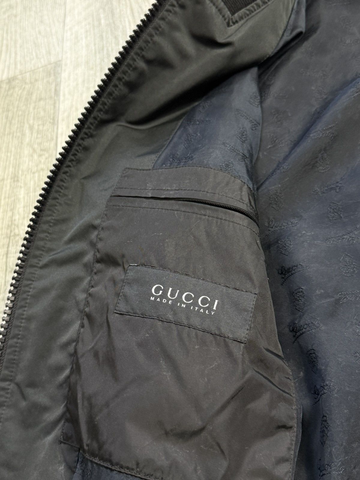 Gucci Gucci aviator bomber luxury Italian Designer jacket vintage Size US M / EU 48-50 / 2 - 8 Thumbnail