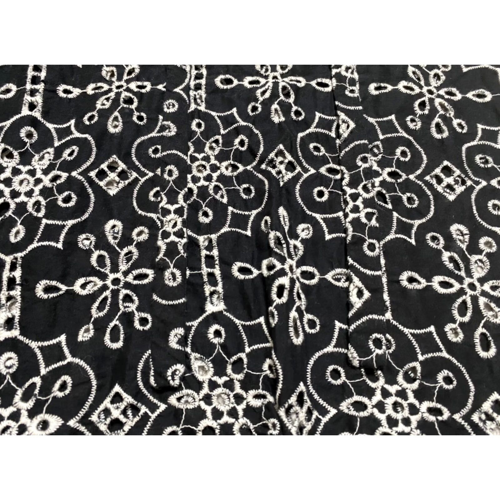 Baum und Pferdgarten Baum und Pferdgarten Shirt Womens sz 40 L/S Black Geometric Organic Cotton Blouse V-Neck Size S / US 4 / IT 40 - 4 Thumbnail